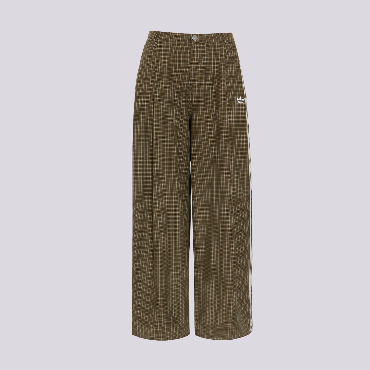 Femei pantaloni ADIDAS PANTALONI  CHECKS TROUSER LE8308 Kaki