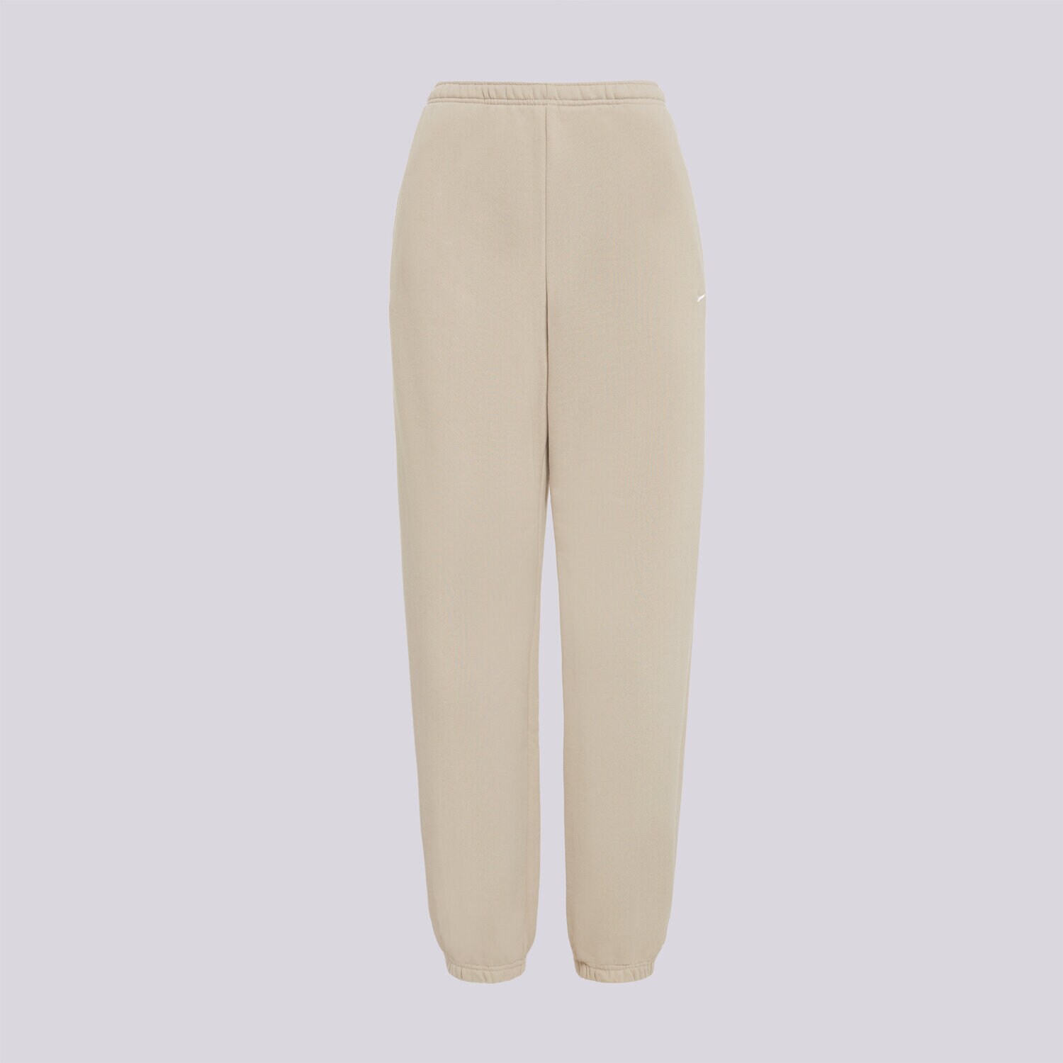 Femei pantaloni NIKE PANTALONI  W NK STDO FLC MW HR OS CFF IM8074-236 Bej