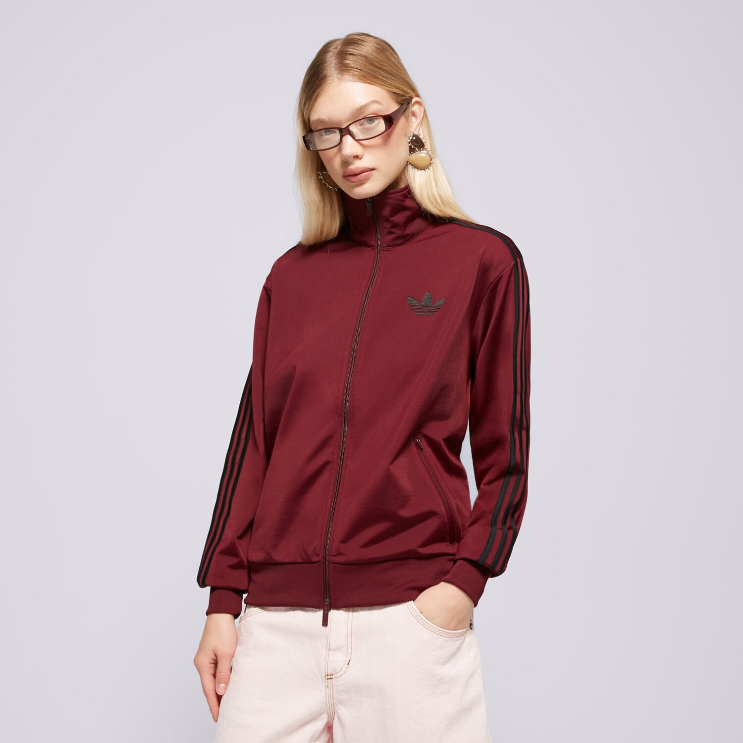 Femei bluză ADIDAS BLUZĂ FB TT LOOSE KS4678 Violet