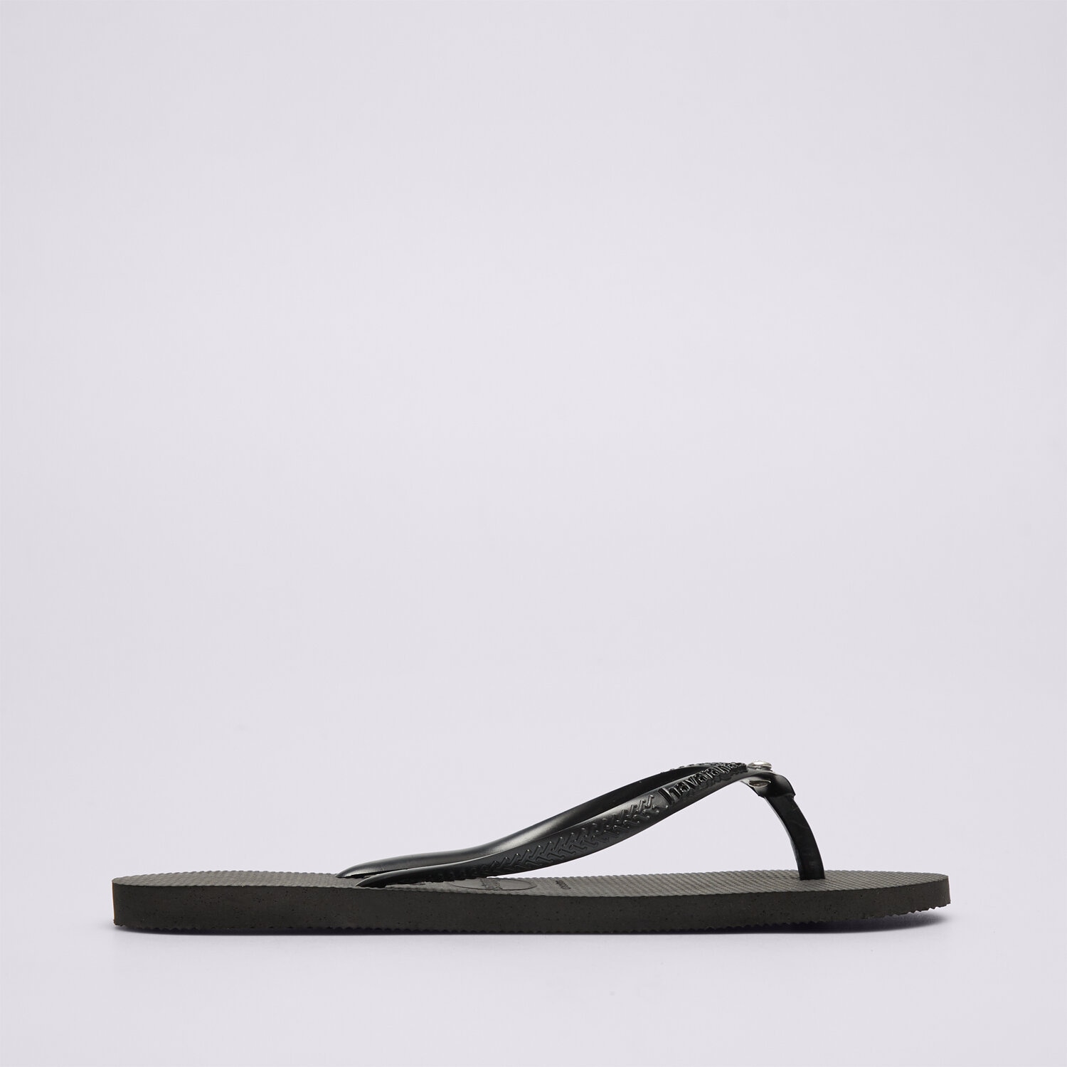 Femei flip-flops HAVAIANAS SLIM CRYSTAL SW II 4145651-00090 Negru