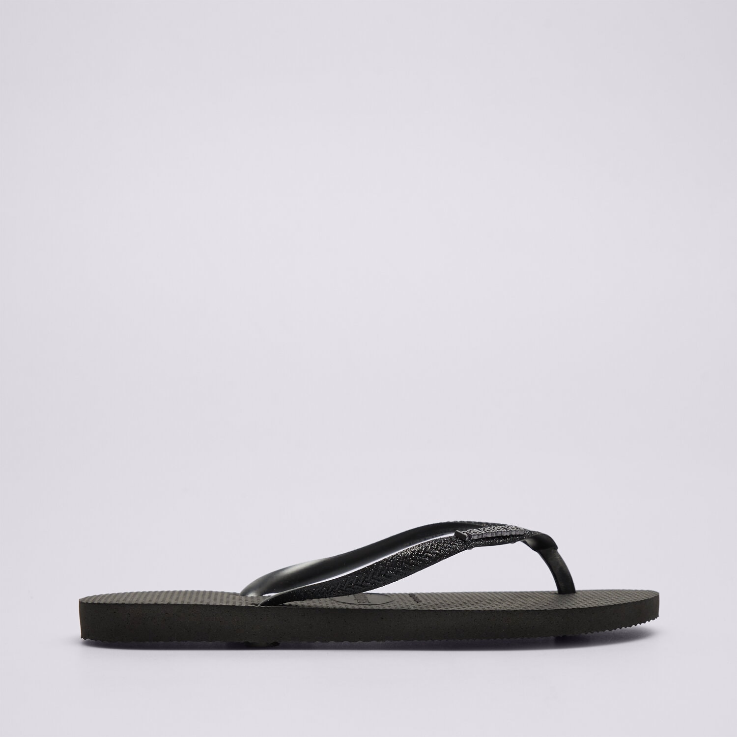 Femei flip-flops HAVAIANAS SLIM GLITTER II 4146975-01069 Negru