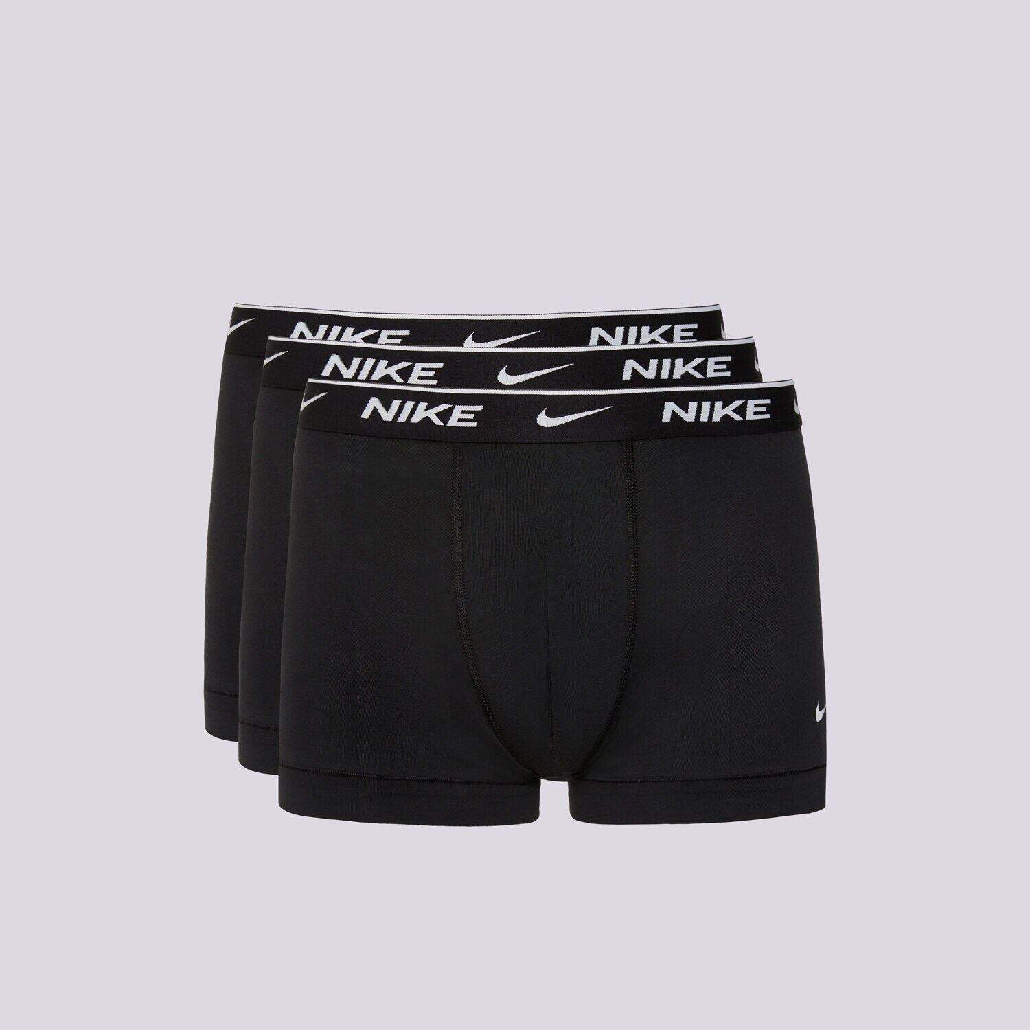 Bărbați lenjerie, boxeri NIKE BOXERI ESSENTIAL COTTON STRETCH TRUNK 3 NQ00KE1284001 Negru