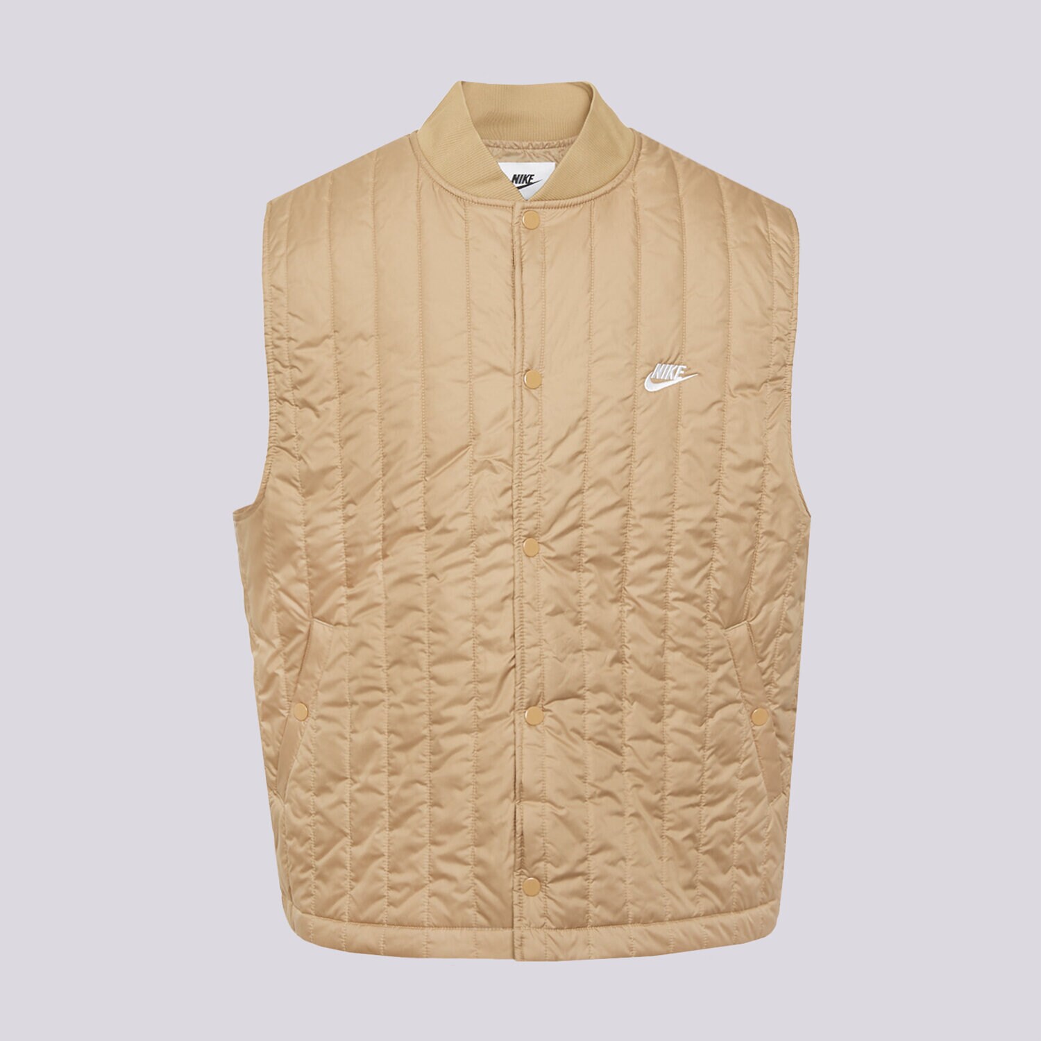 Bărbați veste NIKE VESTĂ M NK CLUB QUILTED VEST IO3808-297 Bej