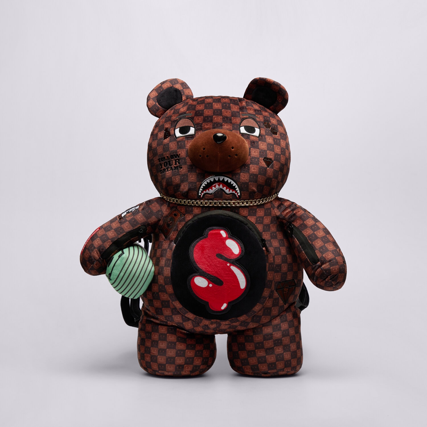 Femei rucsak SPRAYGROUND RUCSAC SHARKS IN PARIS MONEYBEAR 910B9308NSZ Negru