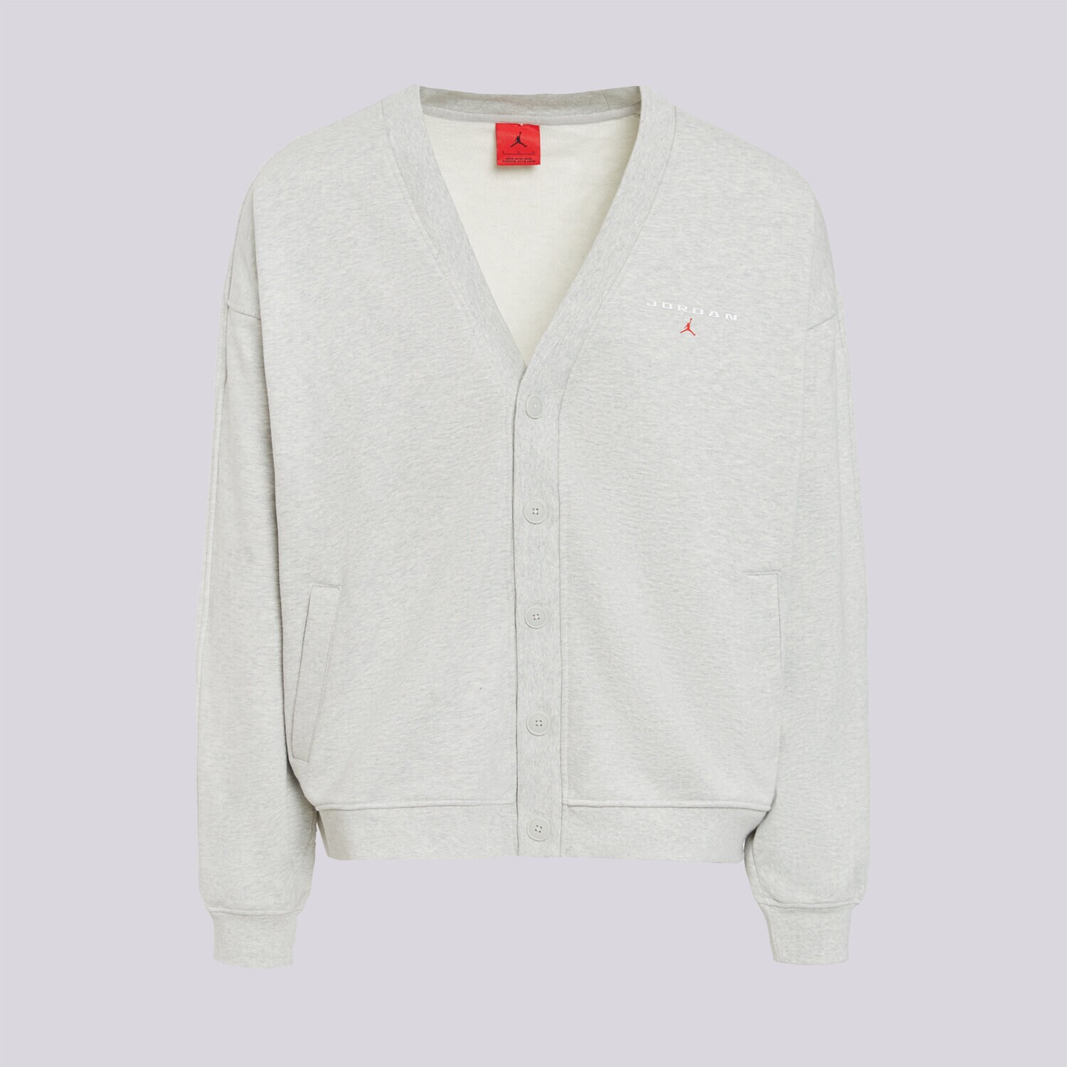 Bărbați bluză JORDAN BLUZĂ M J FLT FLC CARDIGAN LB IW6370-050 Gri