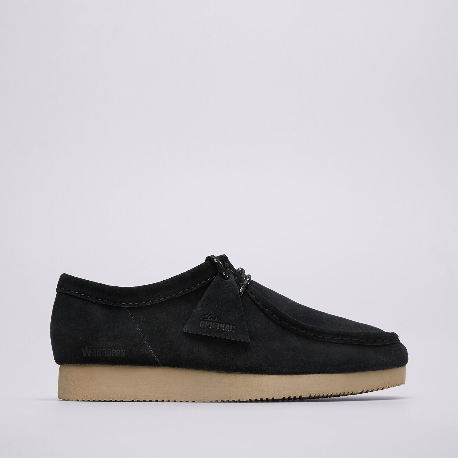 Bărbați casual CLARKS WALLABEE LITE 26327582 Negru