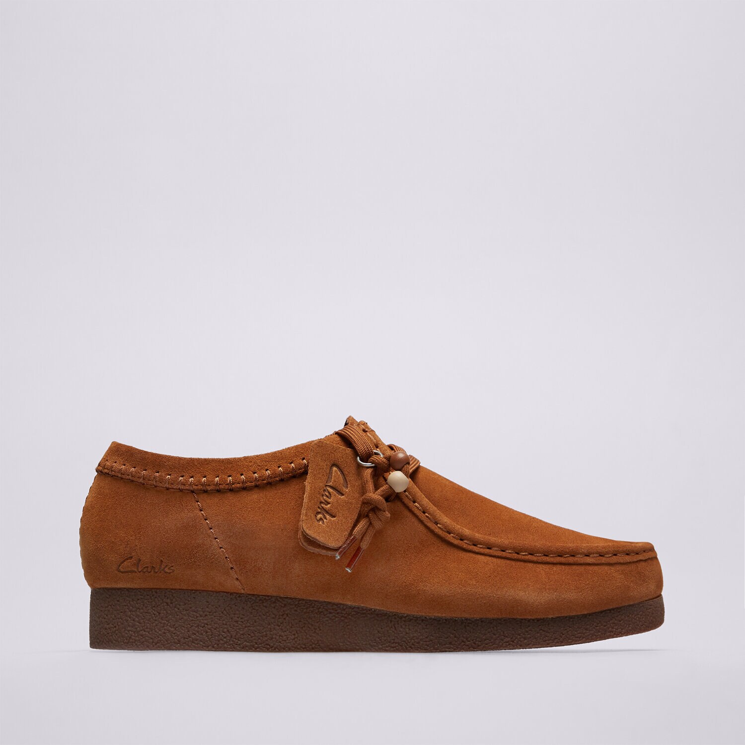 Bărbați casual CLARKS WALLABEEEVO 26327788 Maro