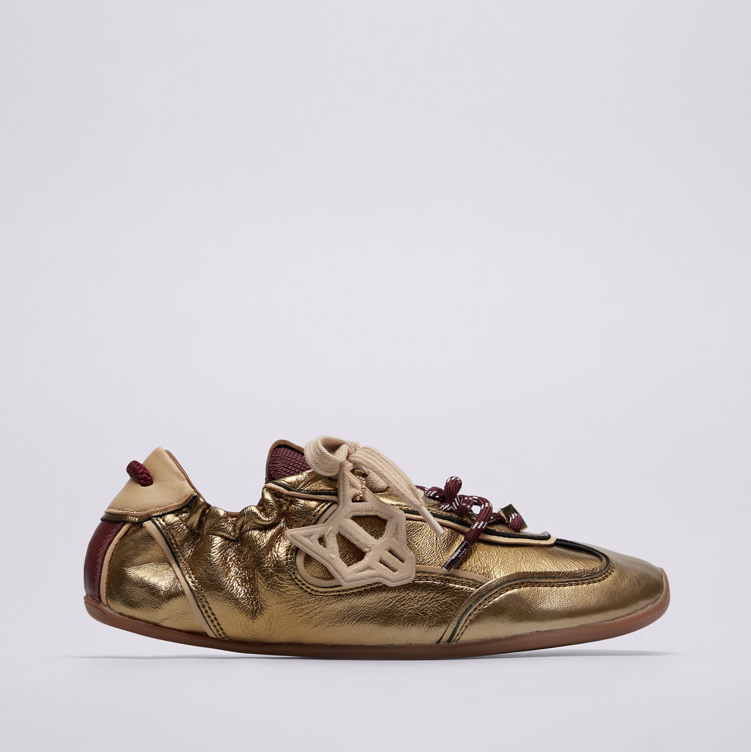 Femei pantofi sport NAKED WOLFE SOUL NWSOULBRONZELEATHER Auriu