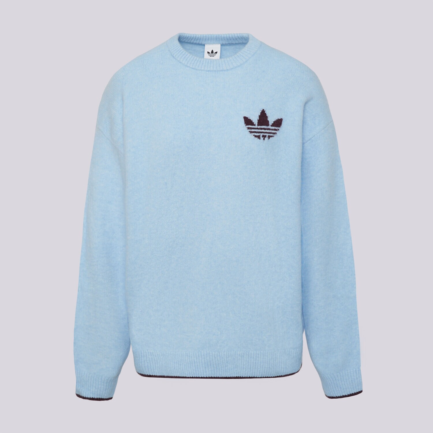 Femei bluză ADIDAS BLUZĂ ESS KNIT CREW LF6548 Albastru