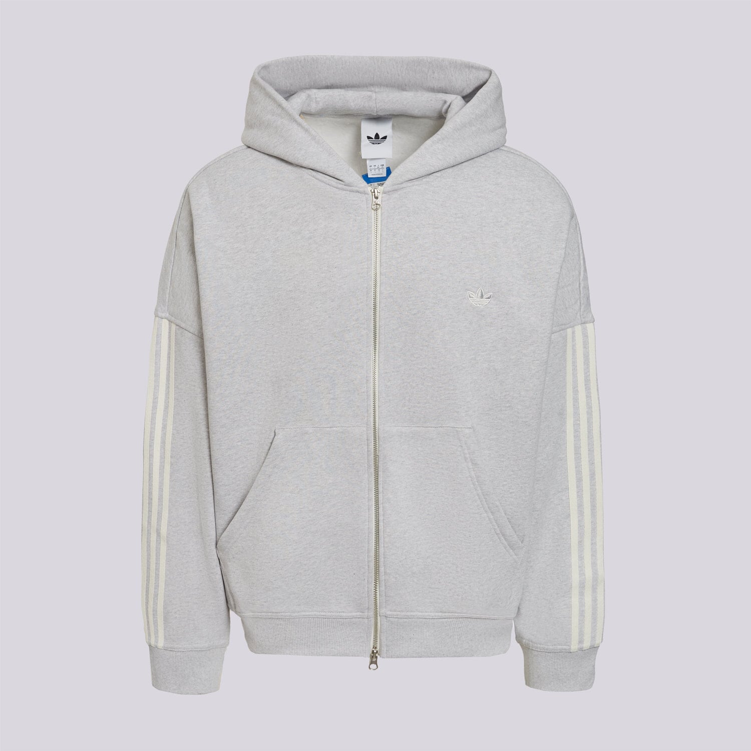 Bărbați bluză ADIDAS BLUZĂ HANORAC SIGNATURE LD3981 Gri