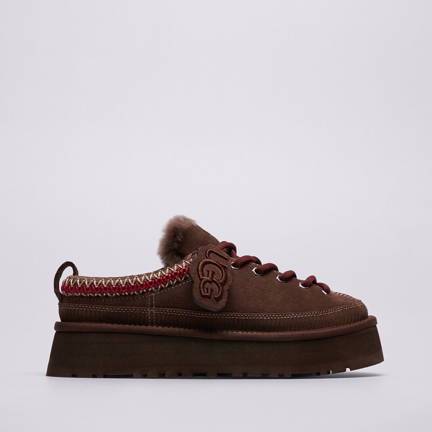 Femei Casual UGG HERITAGE LACE-UP SLIPPER 1180361-BCDR Maro