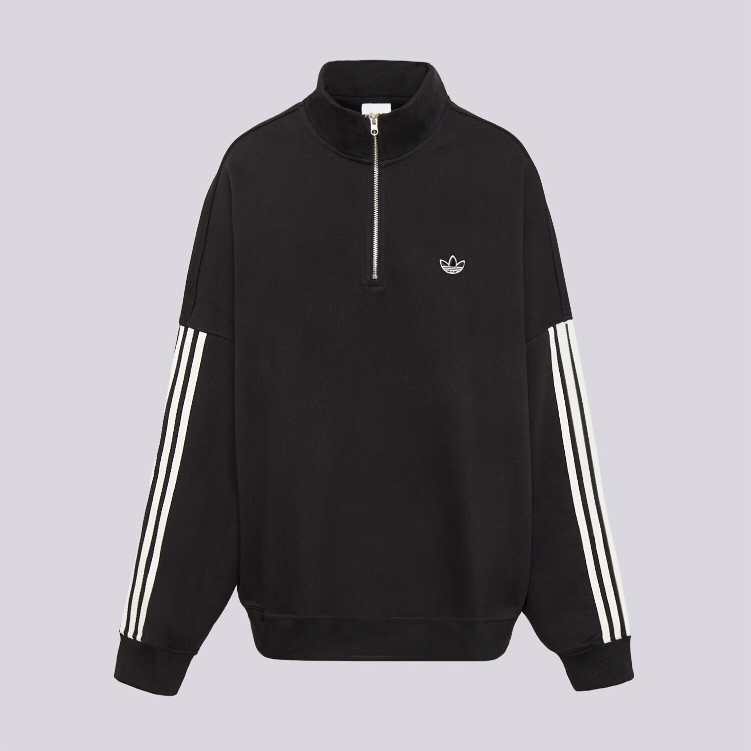 Bărbați bluză ADIDAS BLUZĂ 1/2 ZIP SIGNATURE LD3755 Negru