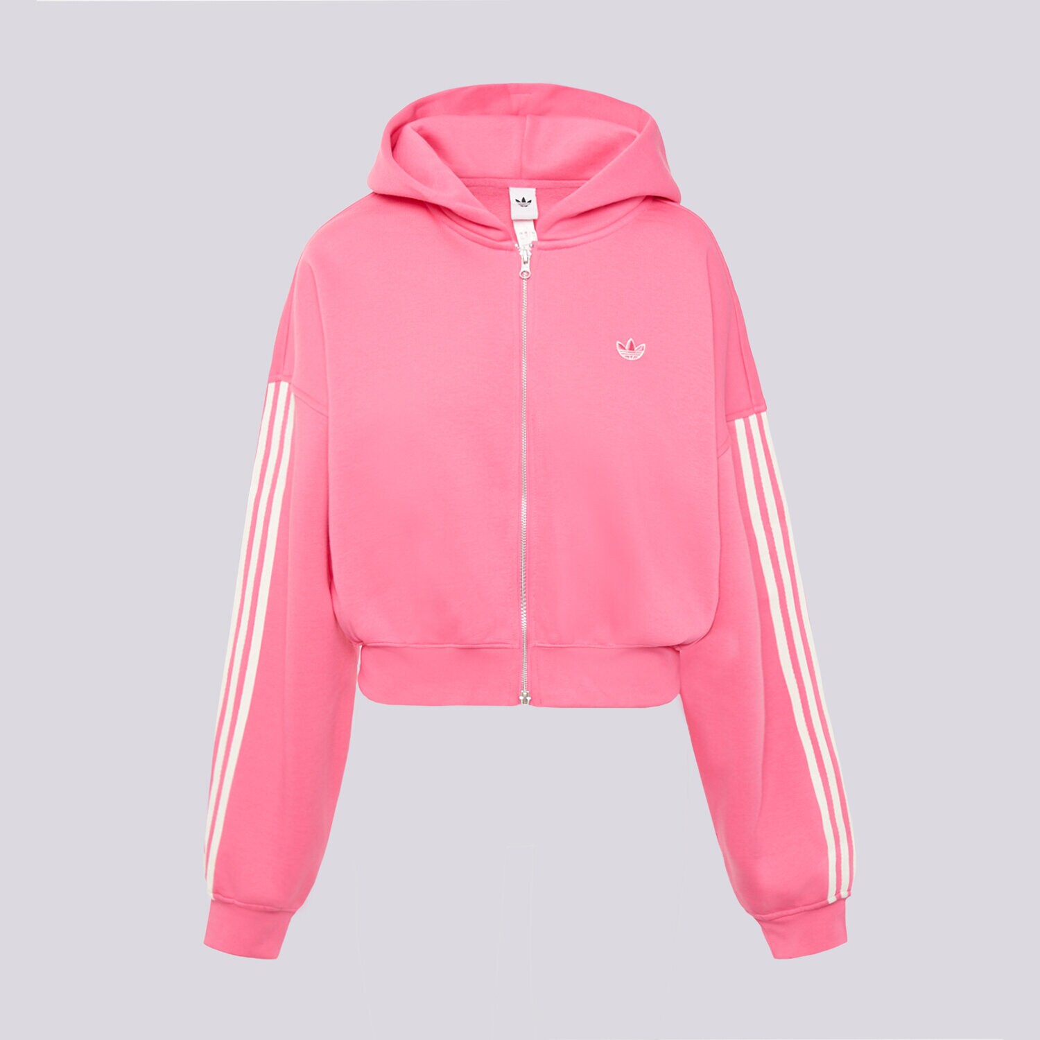 Femei bluză ADIDAS BLUZĂ HANORAC SIGNATURE LD4120 Roz