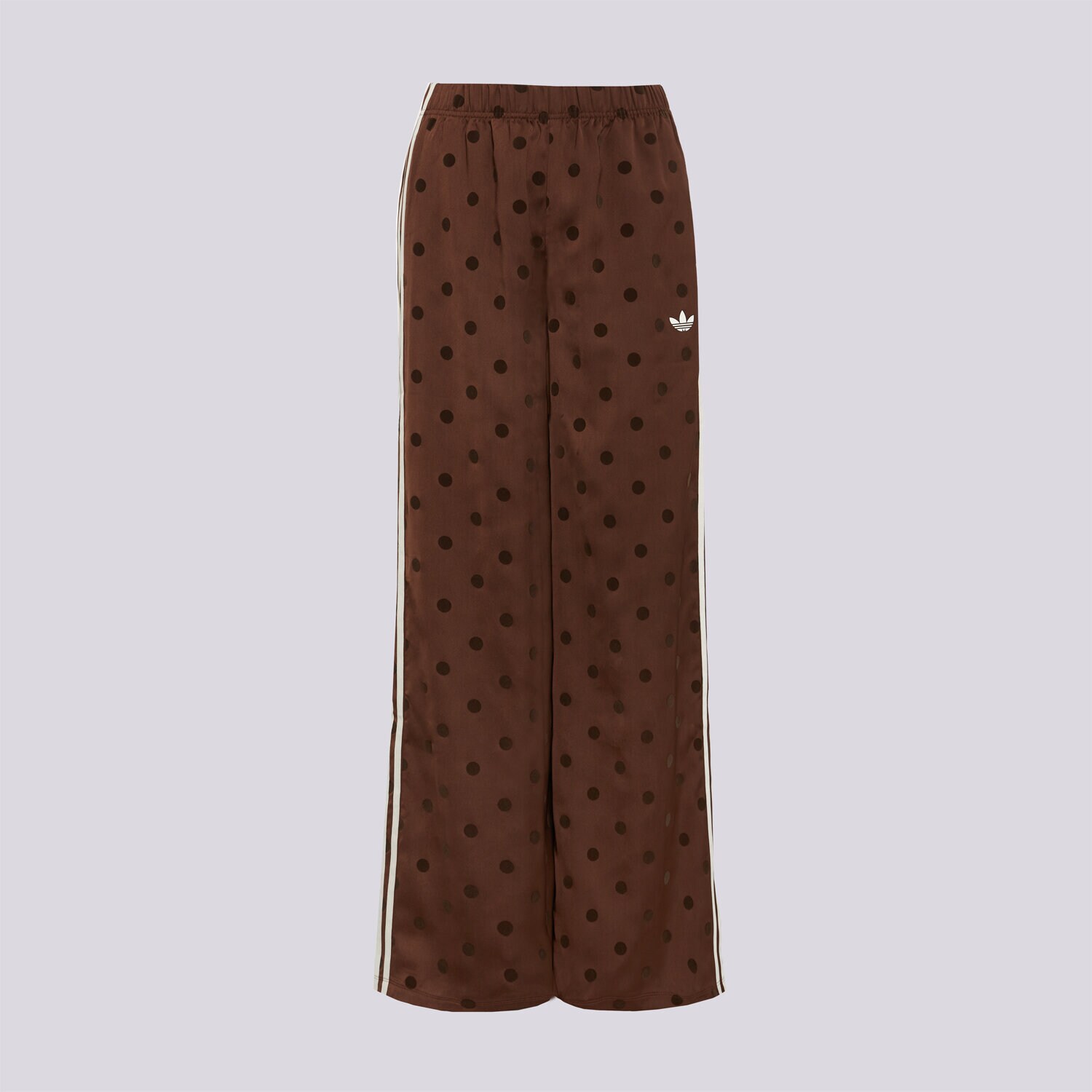 Femei pantaloni ADIDAS PANTALONI  SATIN POLKA DOTS WIDE LEG LI2847 Maro