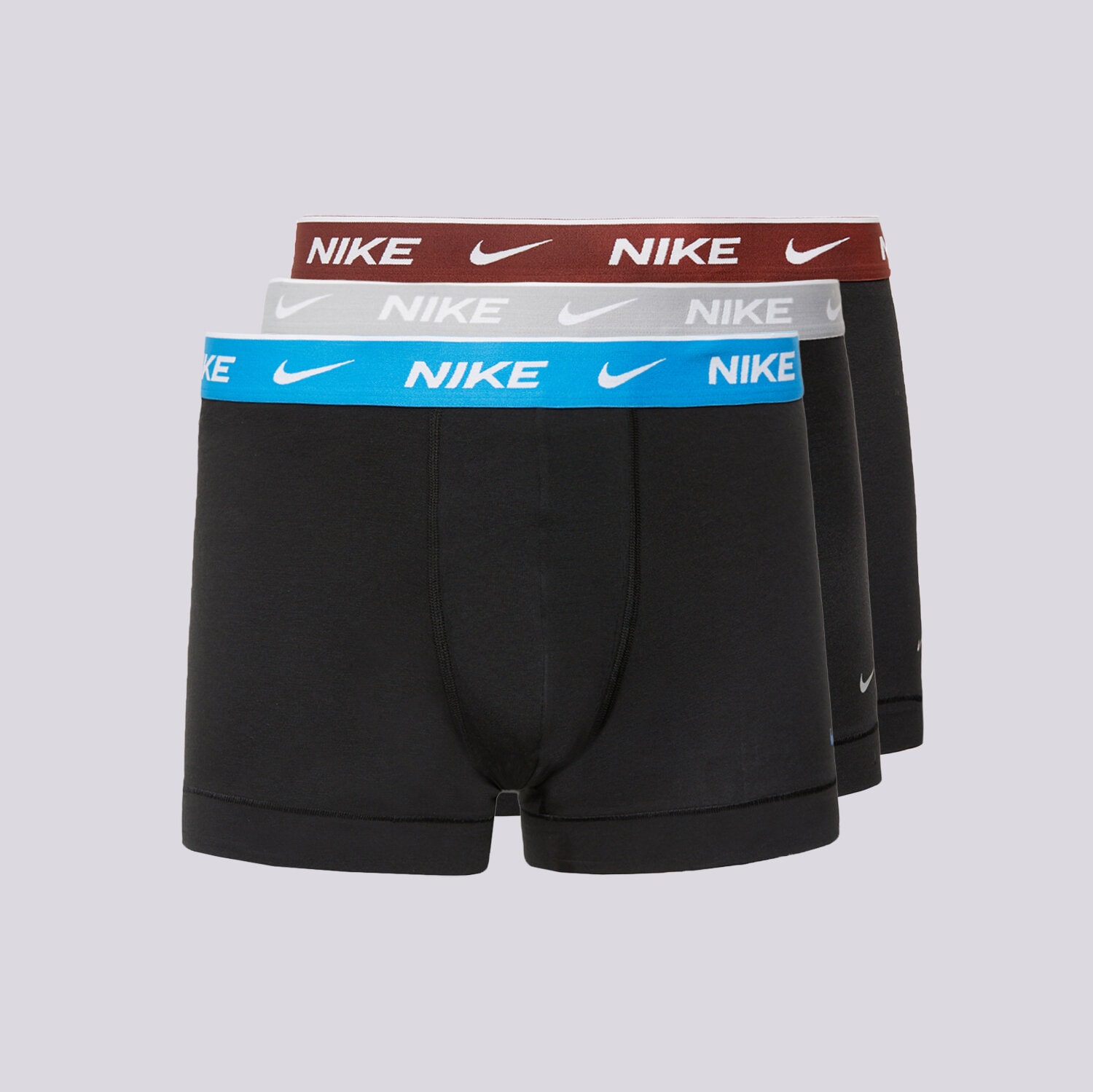 Bărbați lenjerie, boxeri NIKE BOXERI TRUNK 3PK NQ00KE12844HS Mulicolor