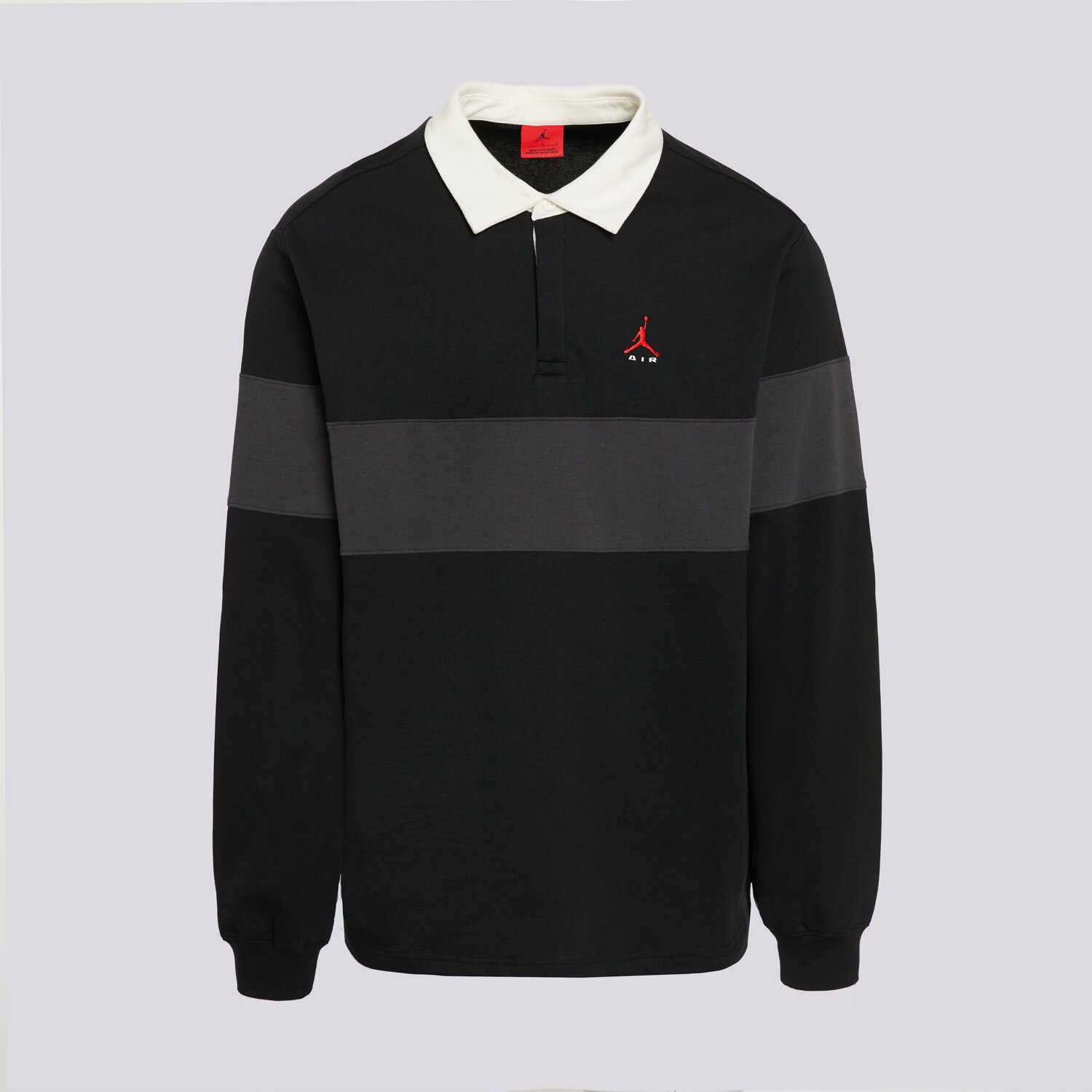 Bărbați tricou JORDAN TRICOU M J BRK LS POLO IO2450-010 Negru