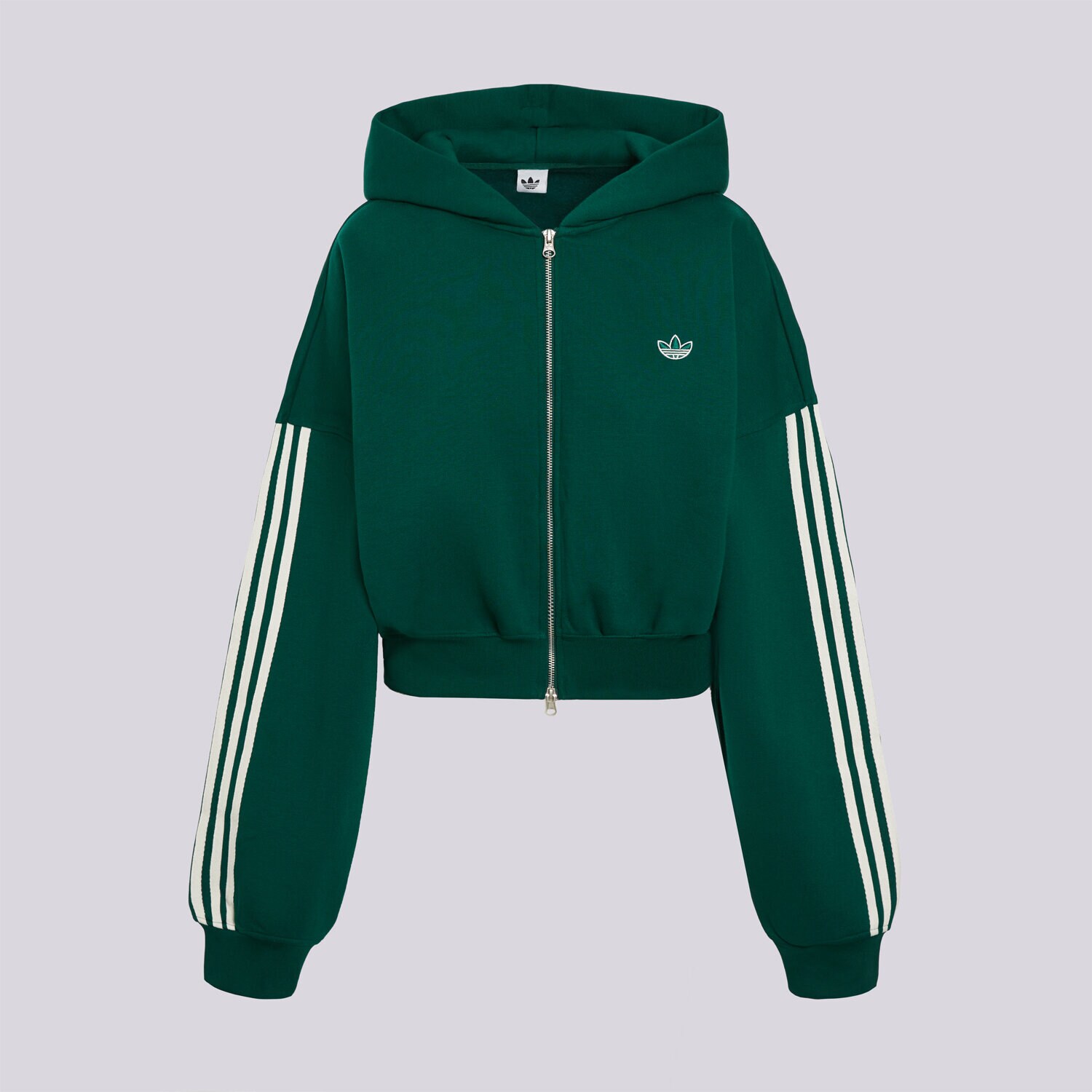 Femei bluză ADIDAS BLUZĂ HANORAC SIGNATURE LD4115 Verde