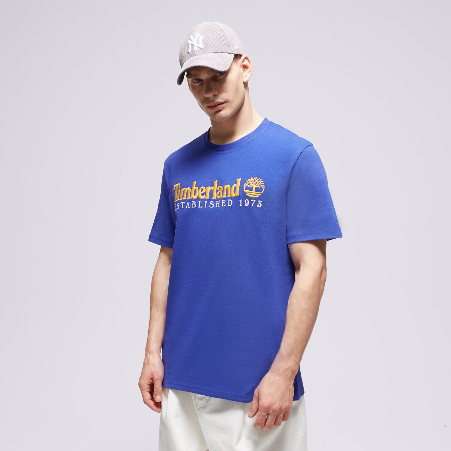 Bărbați tricou TIMBERLAND TRICOU SS EST. 1973 CREW TEE REGULAR TB0A6SE1ED51 Albastru