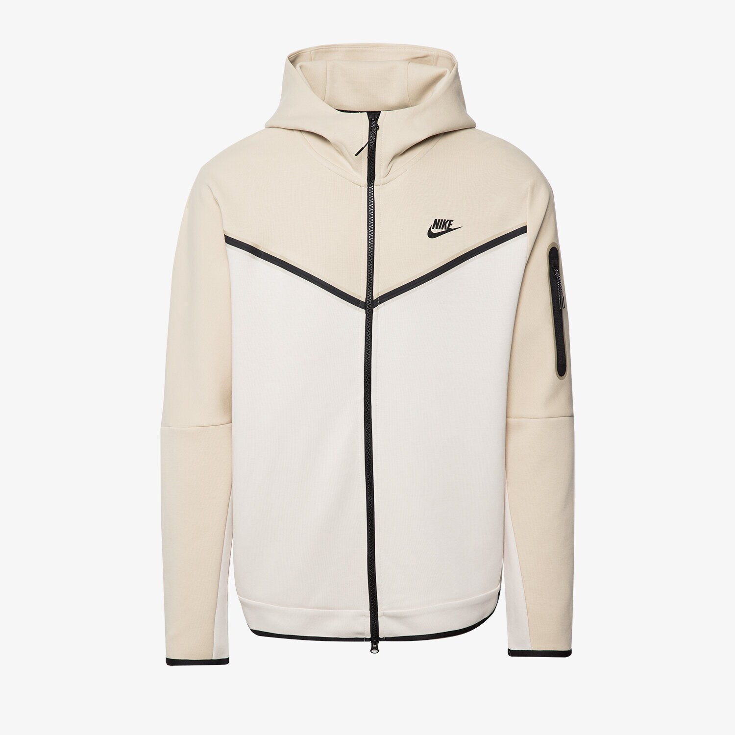 Bărbați bluză NIKE BLUZĂ CU GLUGĂ SPORTSWEAR TECH FLEECE DV0537-206 Alb