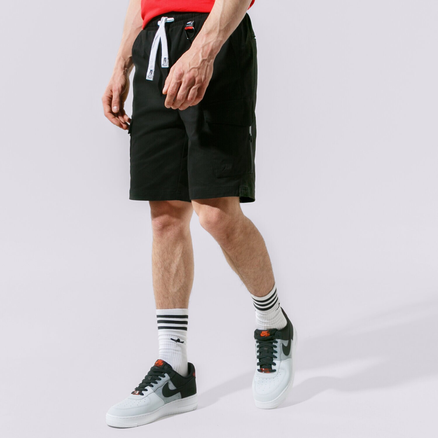 Femei pantaloni scurți CONFRONT PANTALONI SCURȚI CARGO CF121SZM12002 Negru