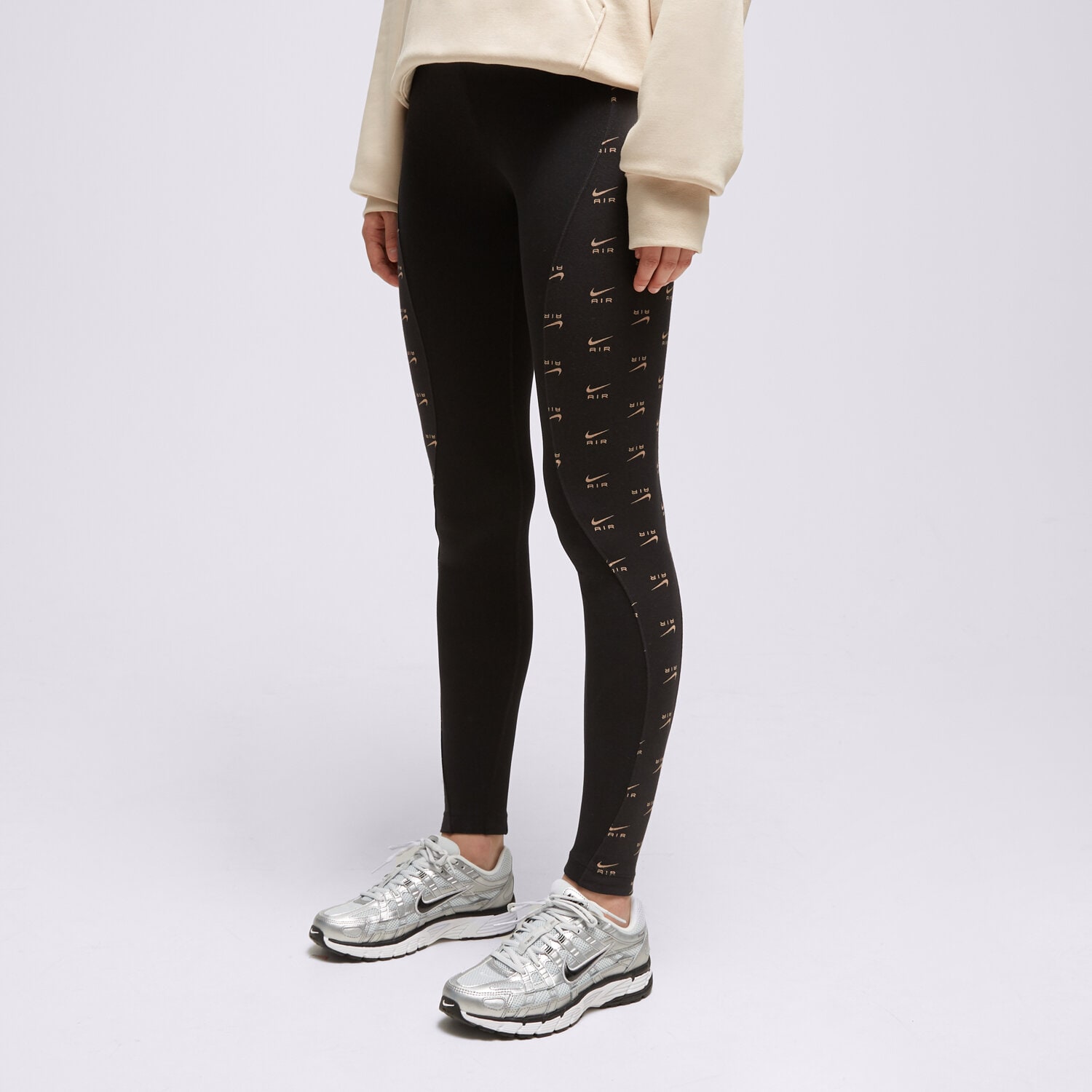 Femei pantaloni NIKE PANTALONI  AIR HR TGHT BLK PANTS DV8056-010 Negru