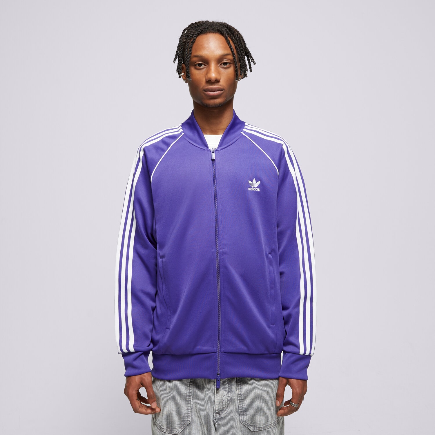 Bărbați bluză ADIDAS BLUZĂ SST TT IR9885 Violet