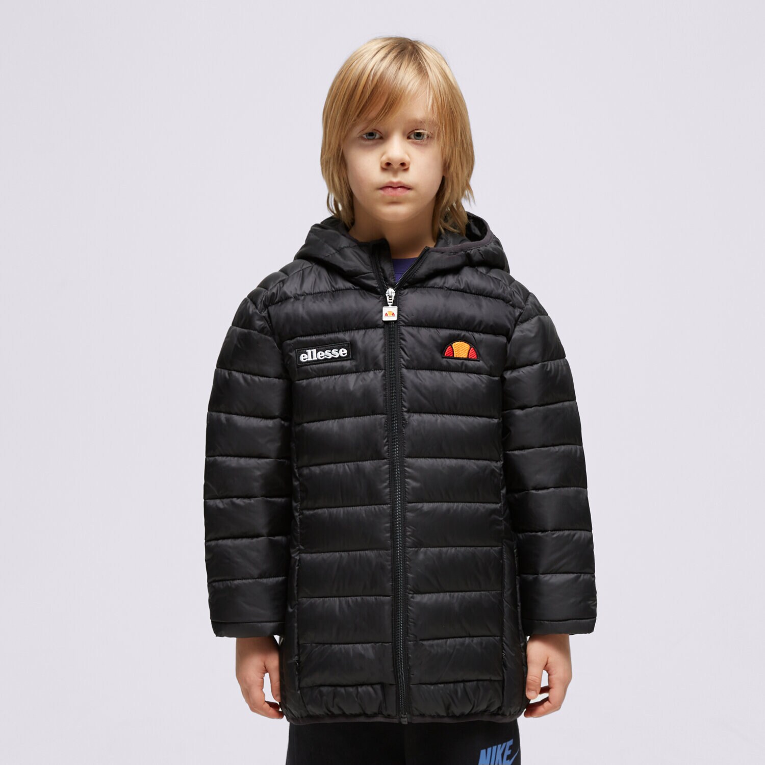 Jachetă de sezon pentru copii (primăvară/toamnă) ELLESSE JACHETĂ CU PUF VALENTINA JNR BLK PADDED JACKET S4E09996011 Negru