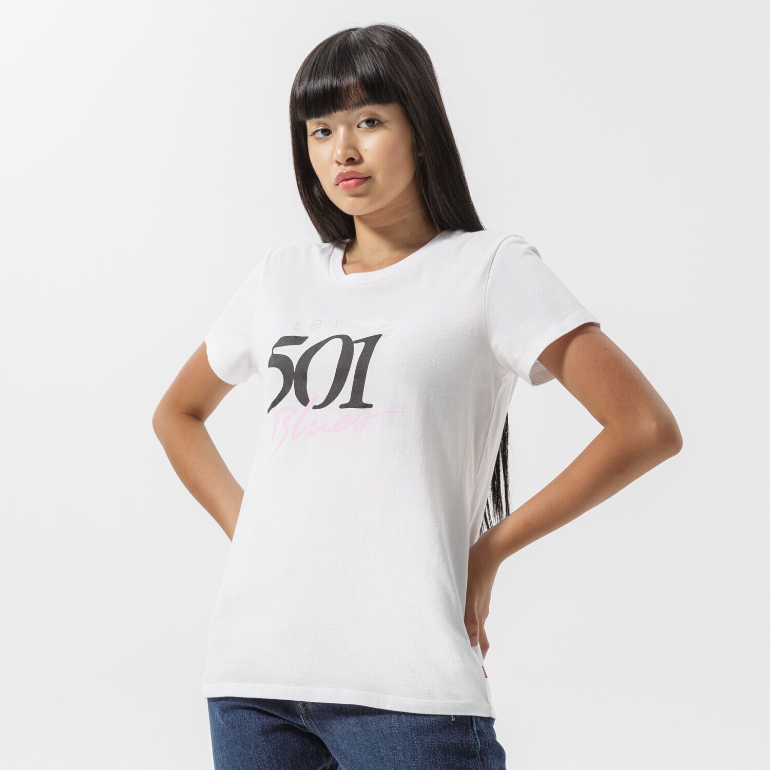 Femei tricou LEVI'S TRICOU THE PERFECT TEE 17369-1921 Alb