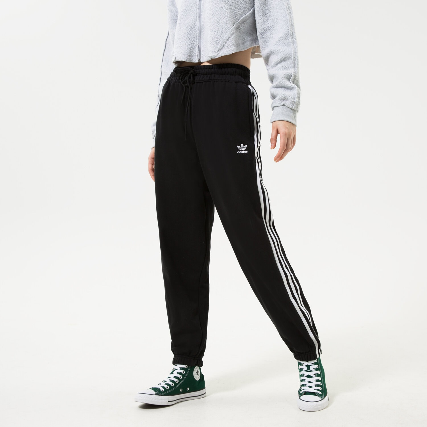 Femei pantaloni ADIDAS 3 STRIPES OVERSIZED JOGGERS HM2143 Negru