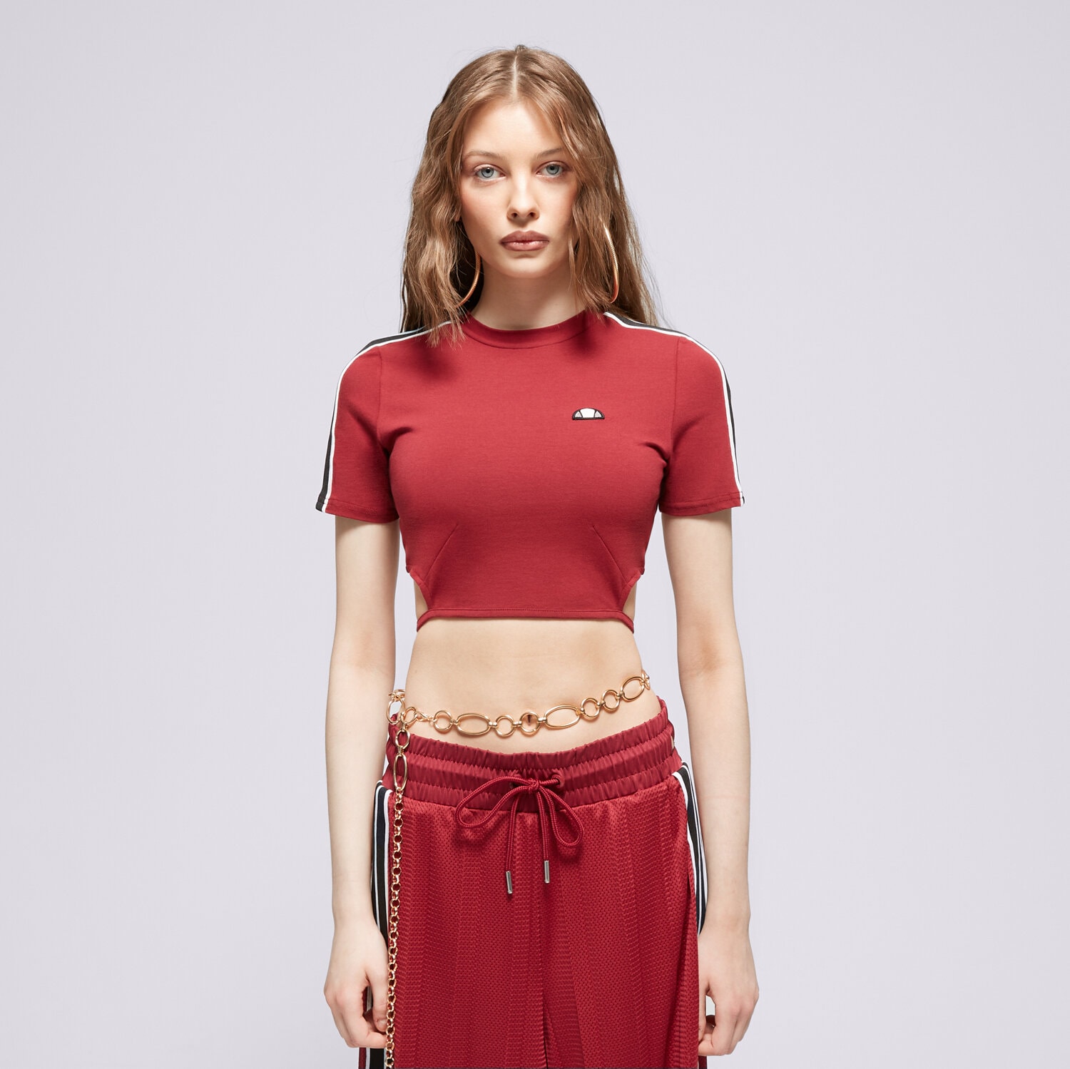 Femei tricou ELLESSE TRICOU MALDONADO CROPPED TRICOU BRGND SGV20144800 Bordo