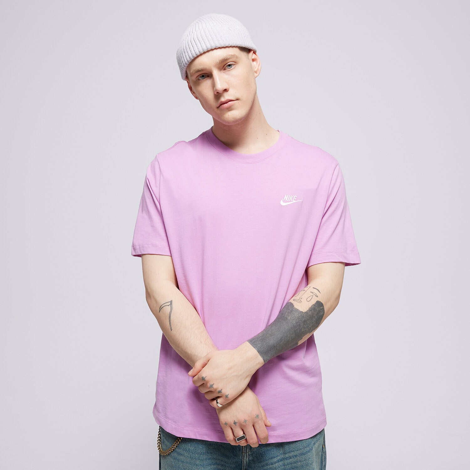 Bărbați tricou NIKE TRICOU SPORTSWEAR CLUB AR4997-532 Violet