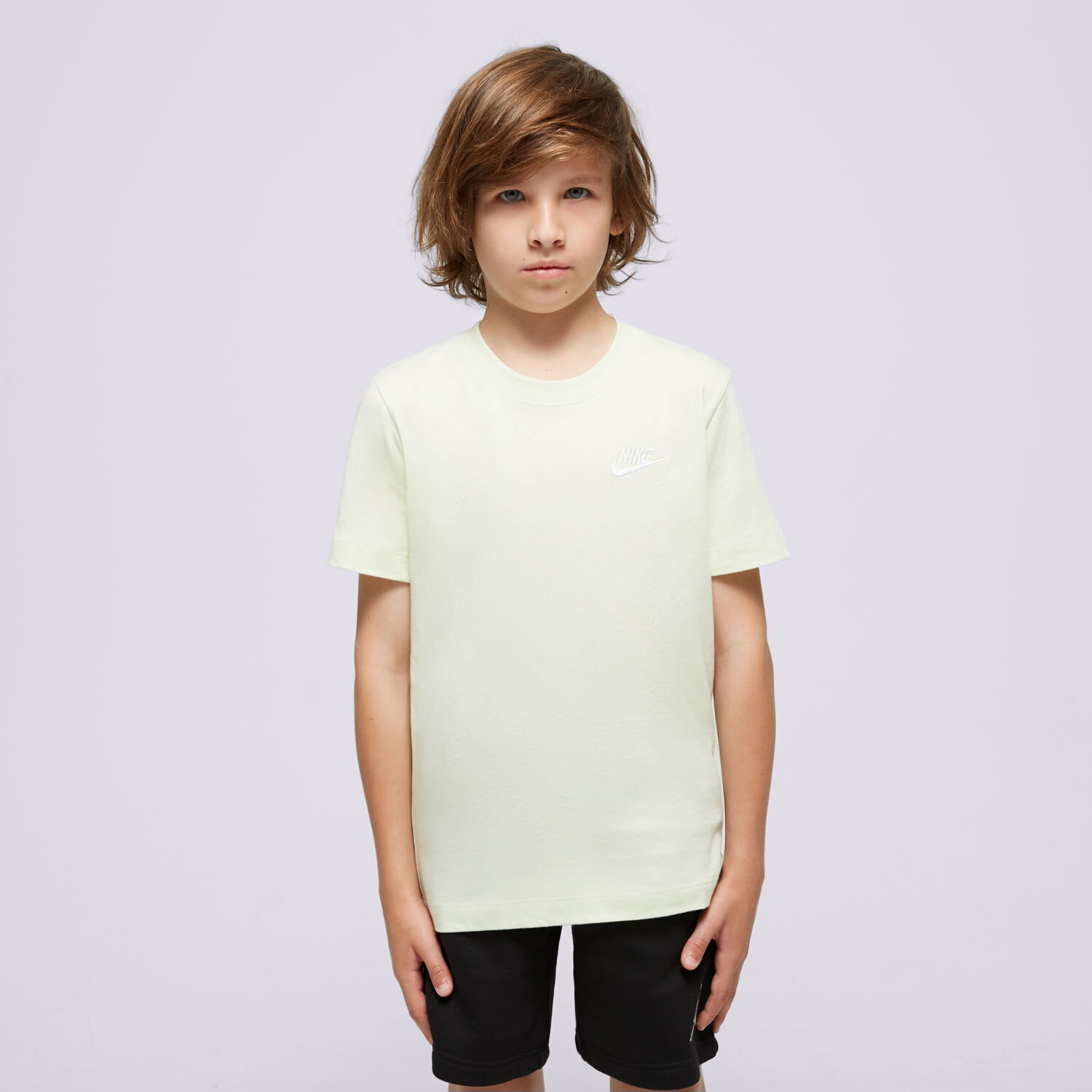 Copii tricou NIKE TRICOU K NSW TEE EMB FUTURA LBR UNISEX FZ5177-303 Galben Neon