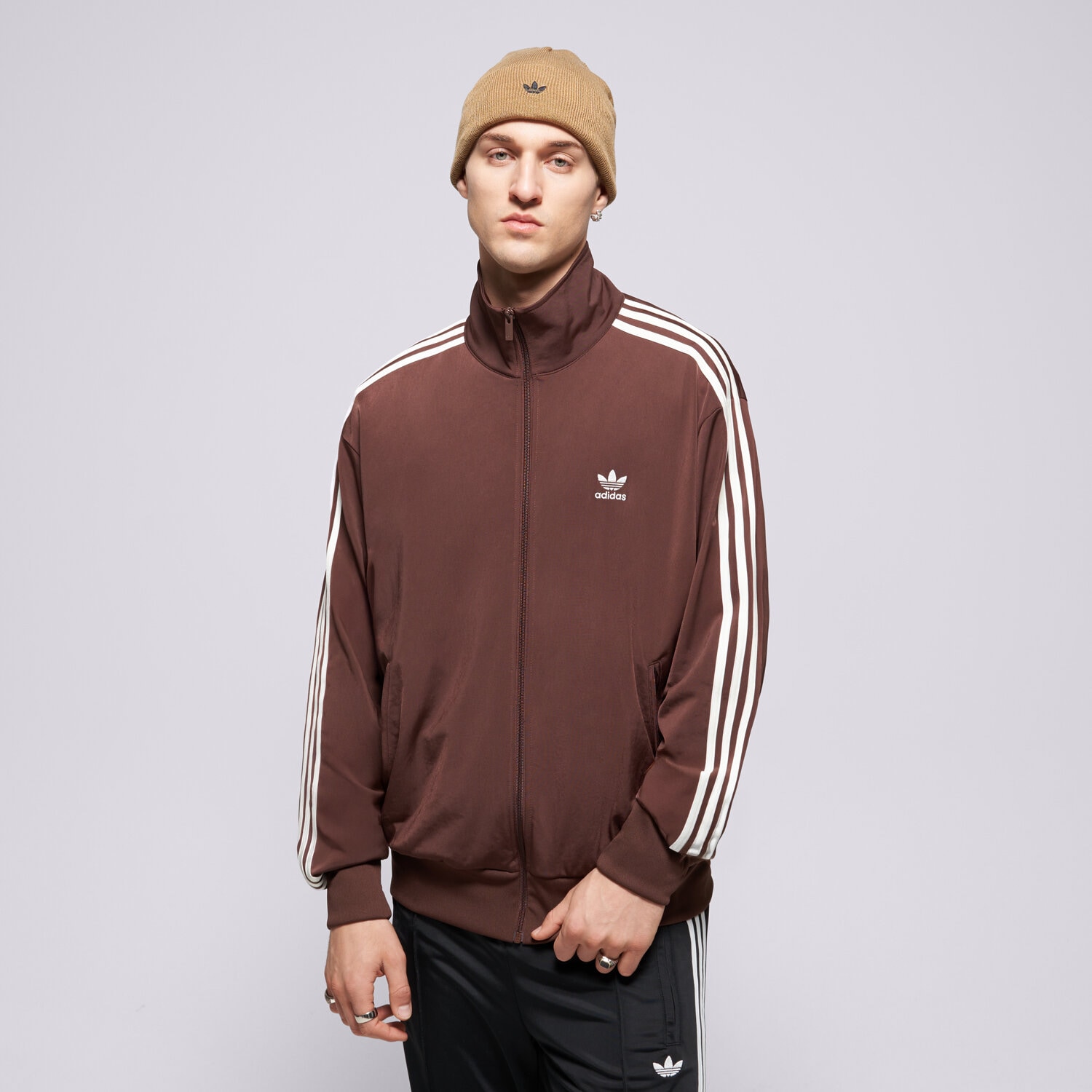 Bărbați bluză ADIDAS BLUZĂ FIREBIRD TT KA0459 Maro
