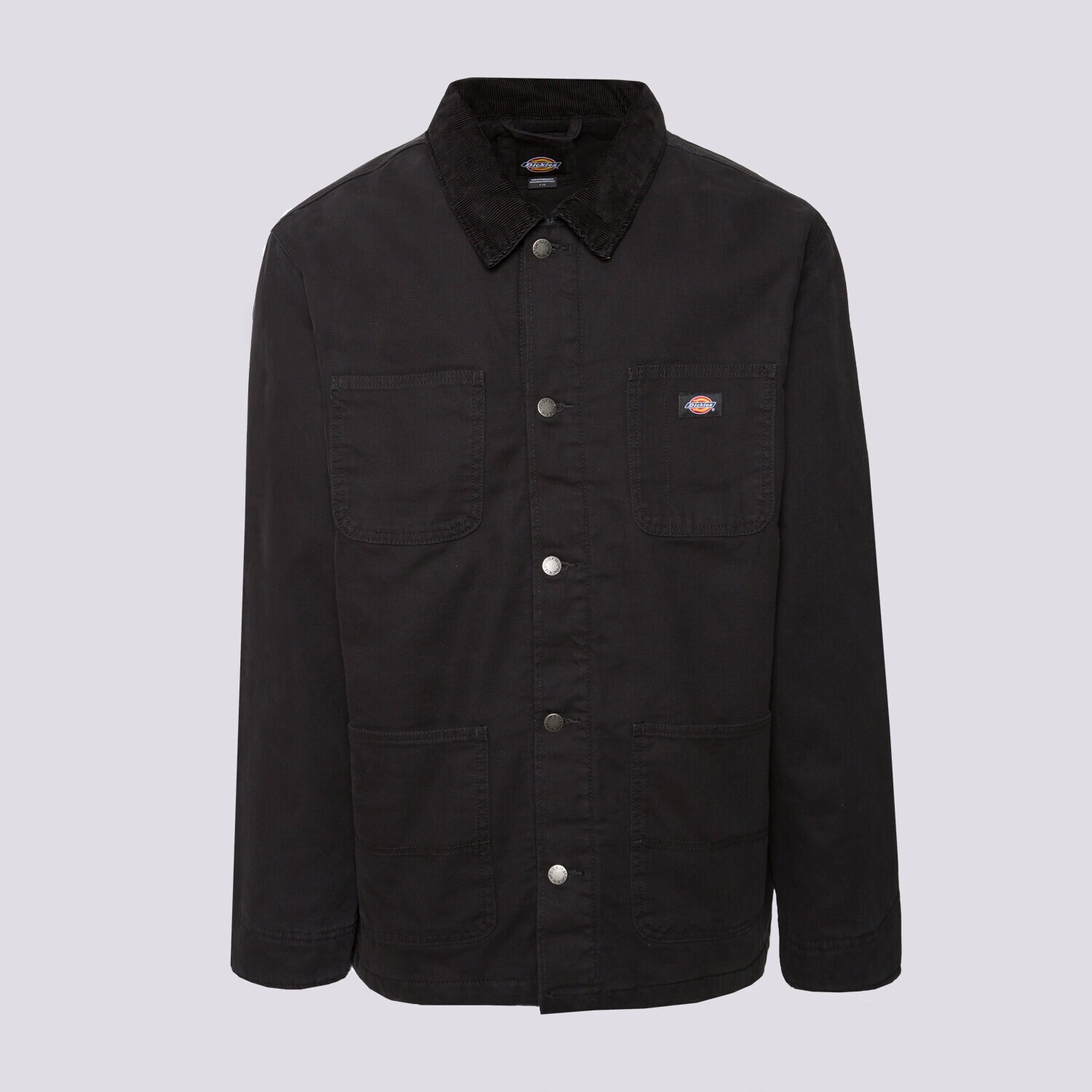 Bărbați eacă de iarnă DICKIES JACHETĂ DE IARNĂ CHORE JACKET LINED CANVAS DK0A87O3BLK1 Negru