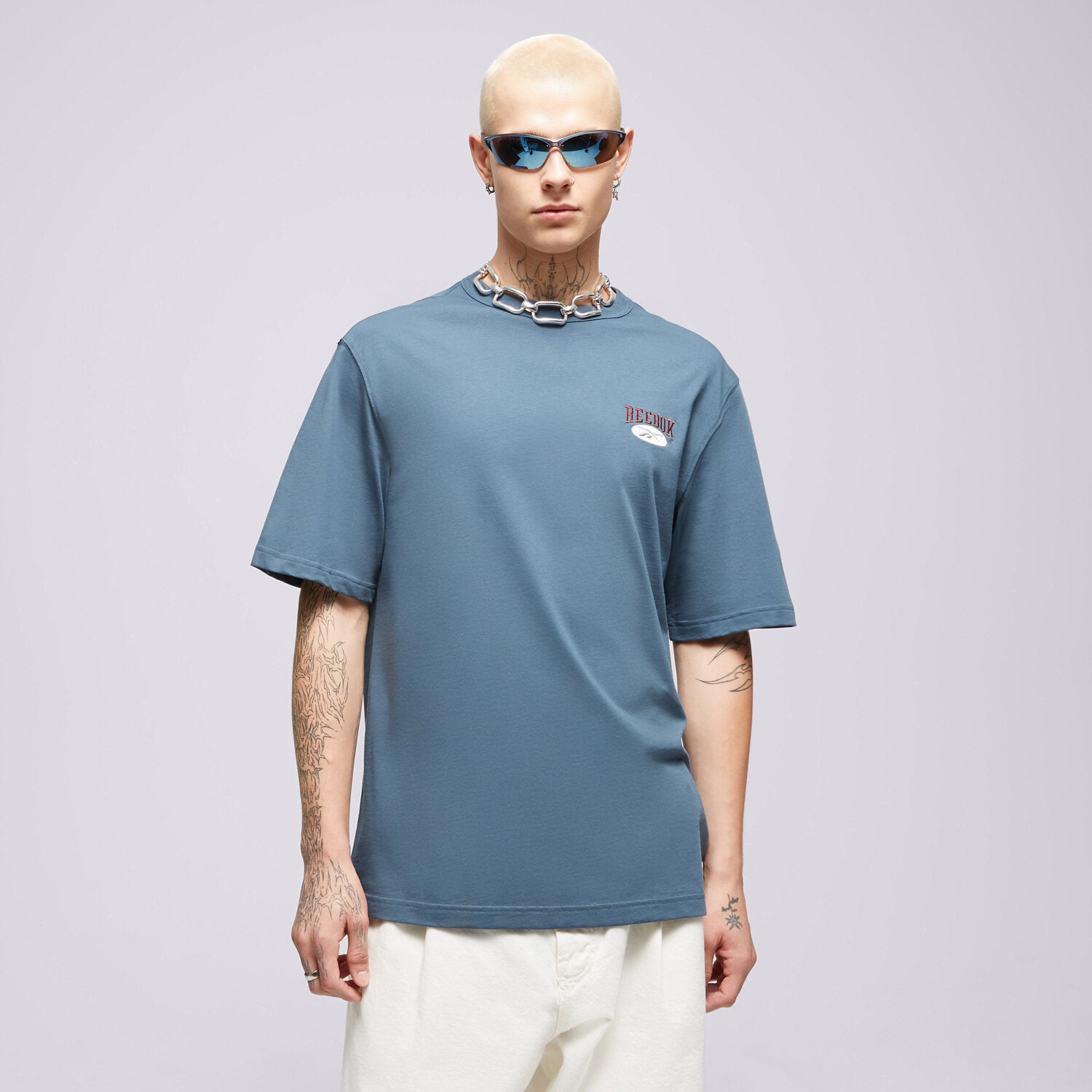 Bărbați tricou REEBOK TRICOU CL AE TEE 100036857 Bleumarin