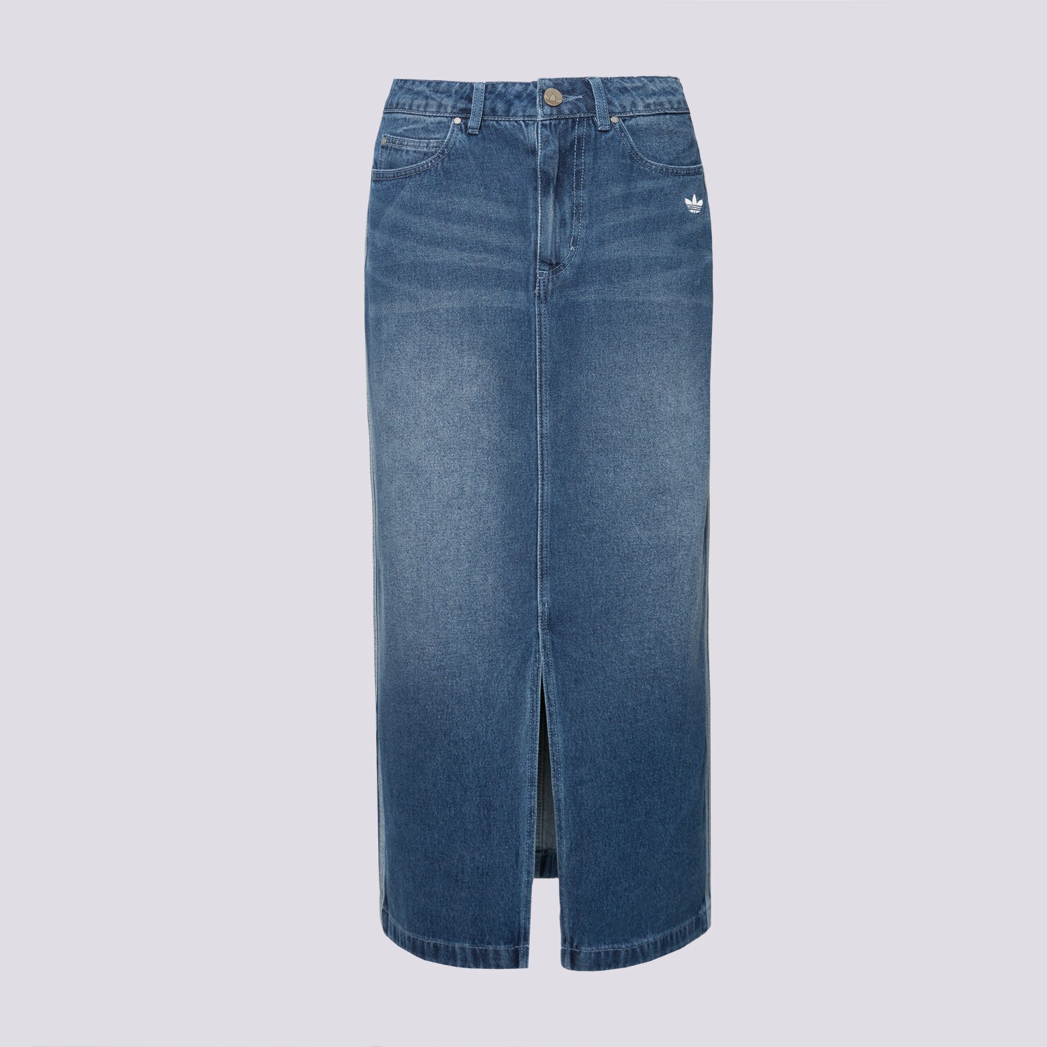 Femei rochii și fuste ADIDAS FUSTĂ DENIM LONG SKT JW2658 Albastru