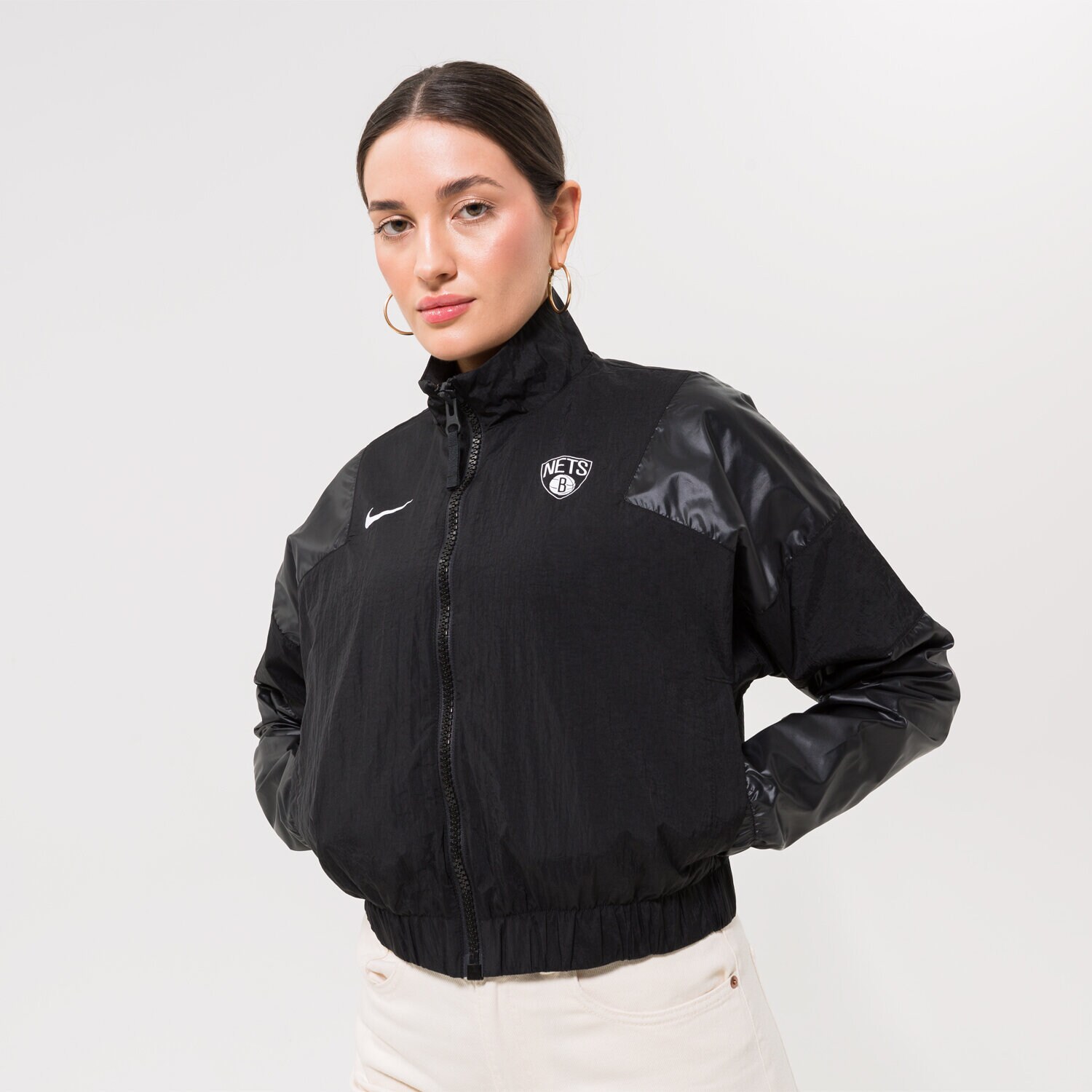 Femei jachetă NIKE JACHETĂ BKN W NK LTWT JKT CTS GX NBA DR9235-010 Negru