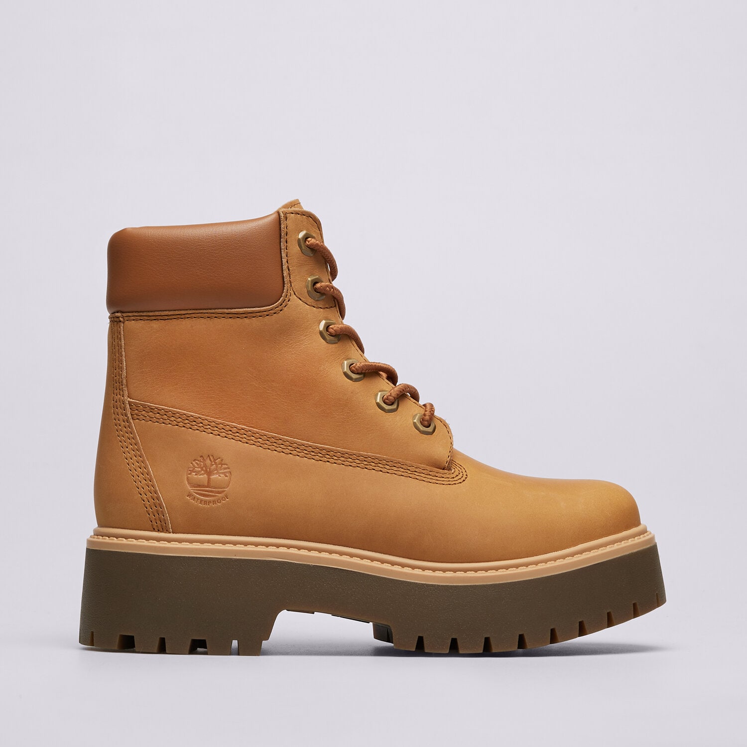Femei ghete TIMBERLAND STONE STREET 6 INCH LACE UP WP BOOT TB0A2H3CEN11 Maro