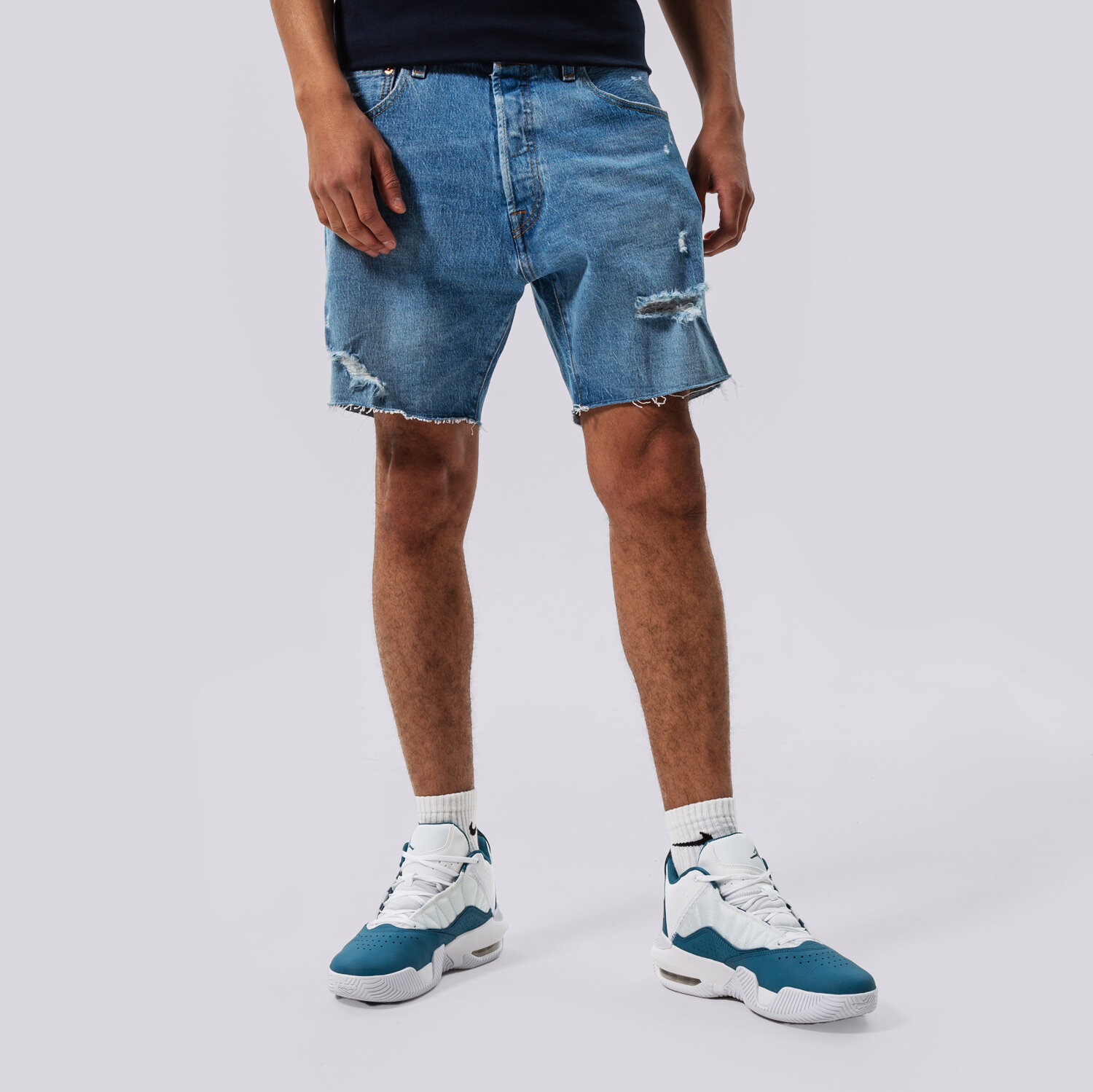 Femei pantaloni scurți LEVI'S PANTALONI SCURȚI 501 93 SHORTS 85221-0026 Albastru