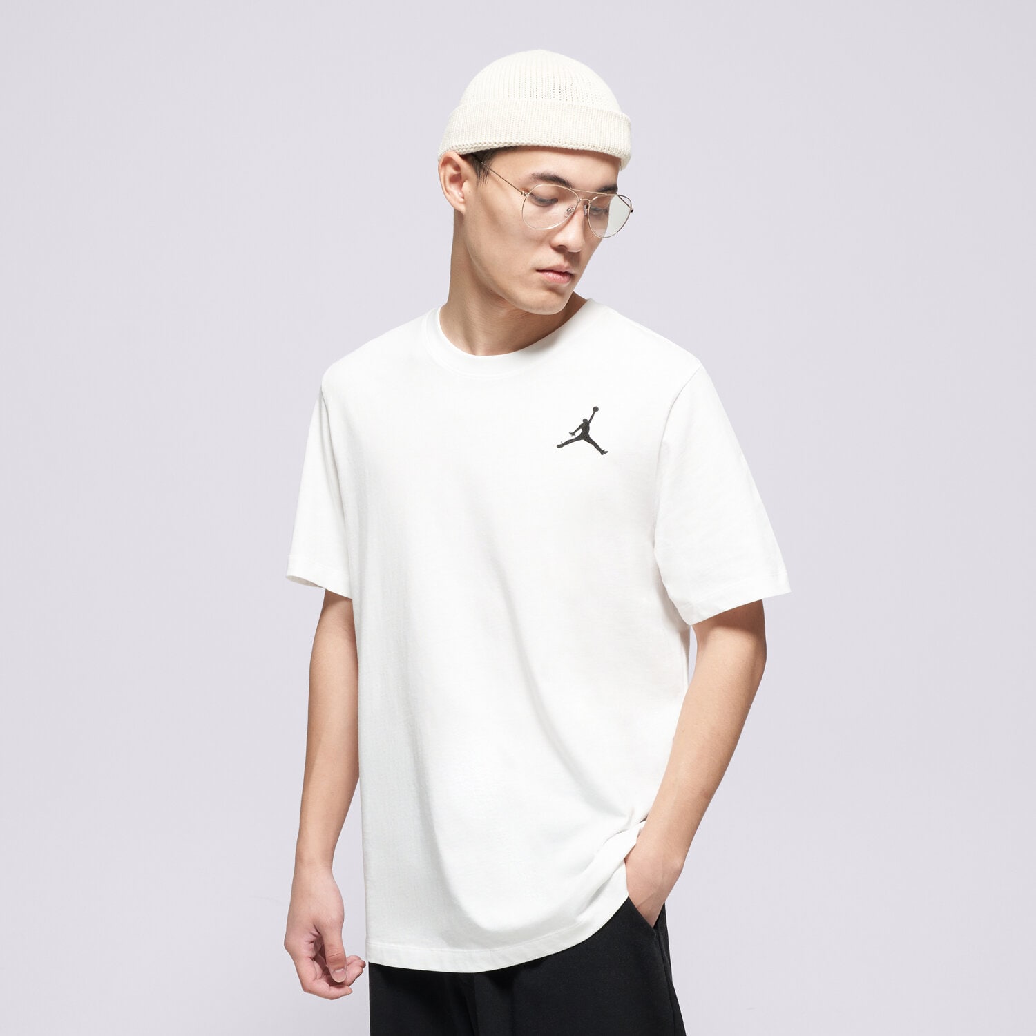 Bărbați tricou JORDAN TRICOU M J JUMPMAN EMB SS CREW DC7485-100 Alb