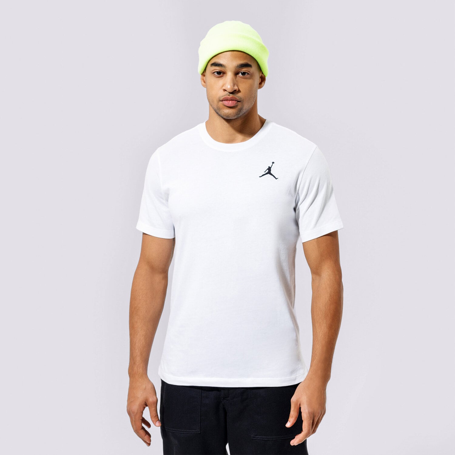 Bărbați tricou JORDAN TRICOU M J JUMPMAN EMB SS CREW DC7485-100 Alb