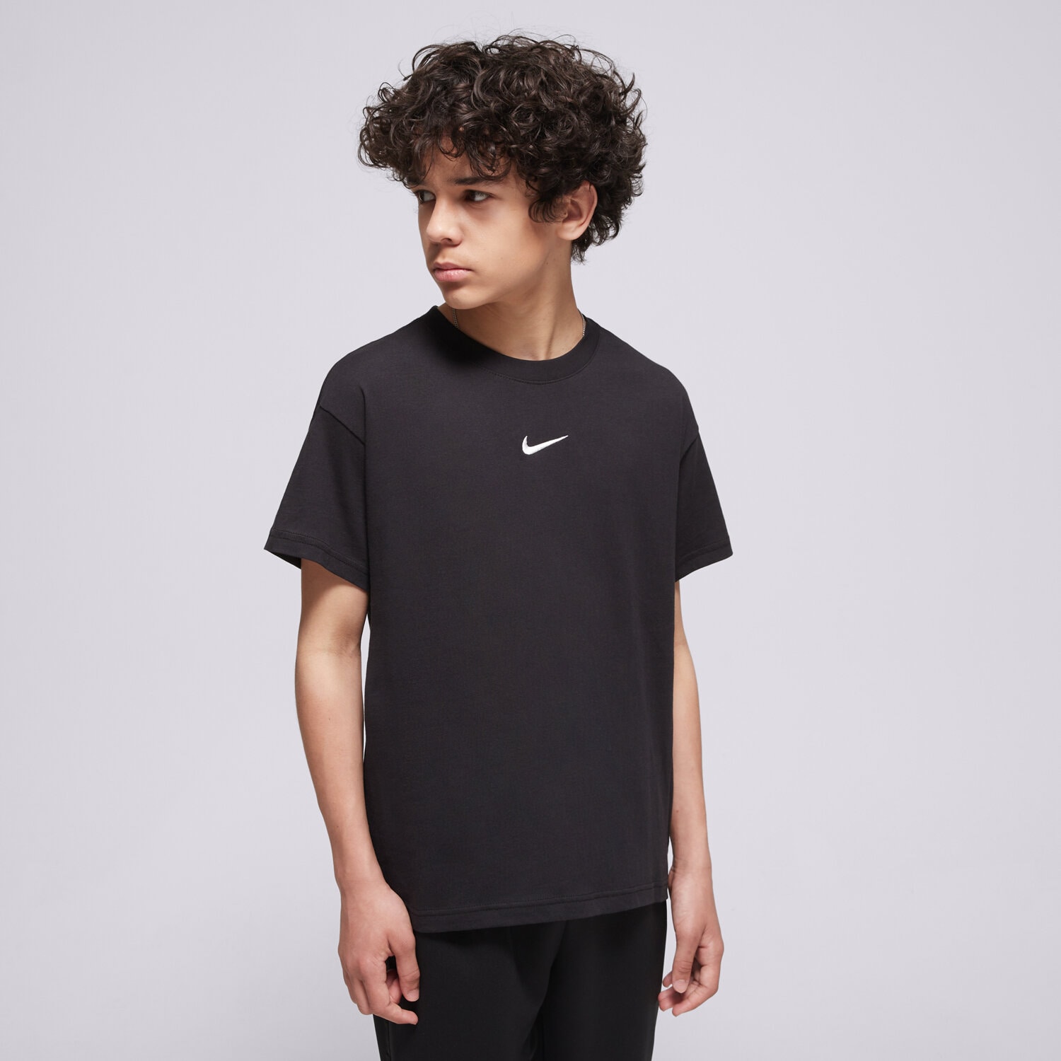 Copii tricou NIKE TRICOU G NSW TEE BOY ESSNTL LBR G FZ5539-010 Negru