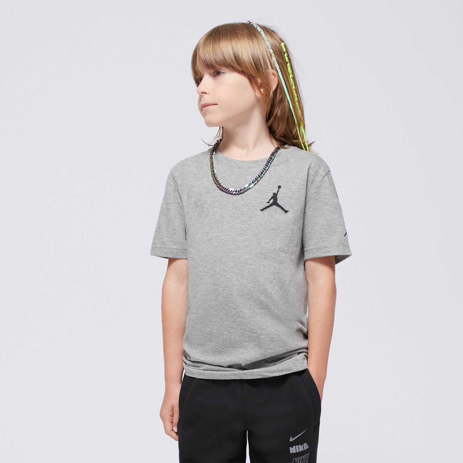 Copii tricou JORDAN TRICOU ESSNTLS TEE C'HTR 95A873-GEH Gri