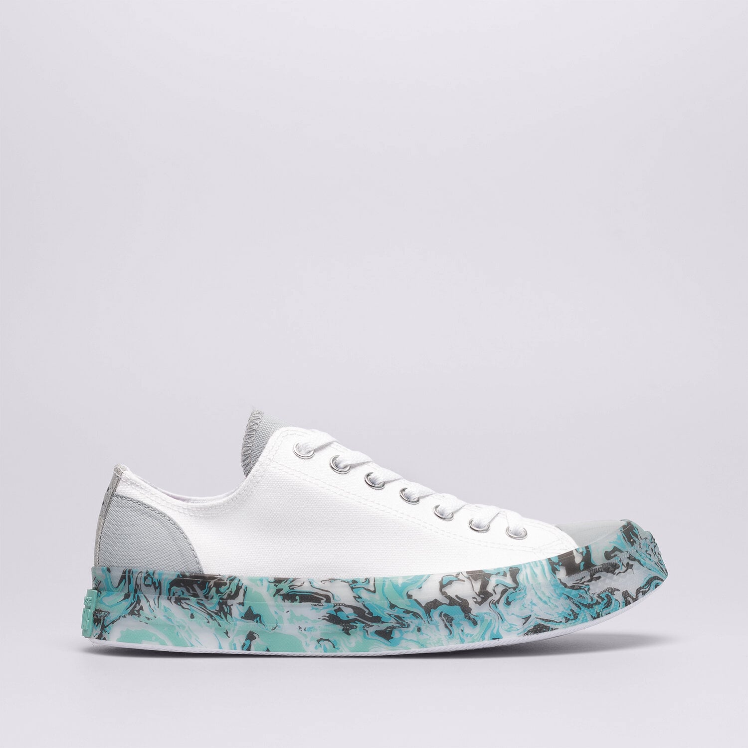 Barbați pantofi sport CONVERSE CHUCK TAYLOR ALL STAR CX MARBLED A00427C Alb
