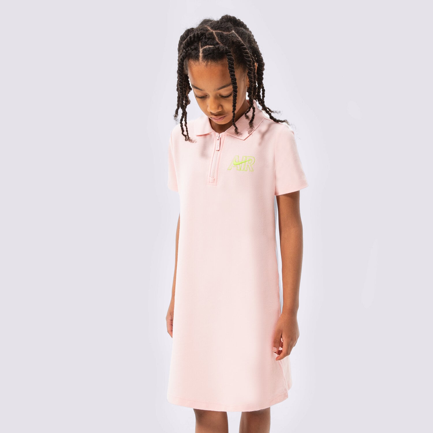 Pantaloni scurți și rochii pentru copii NIKE ROCHIE G NSW AIR TRENINGS GIRL DO7164-610 Roz