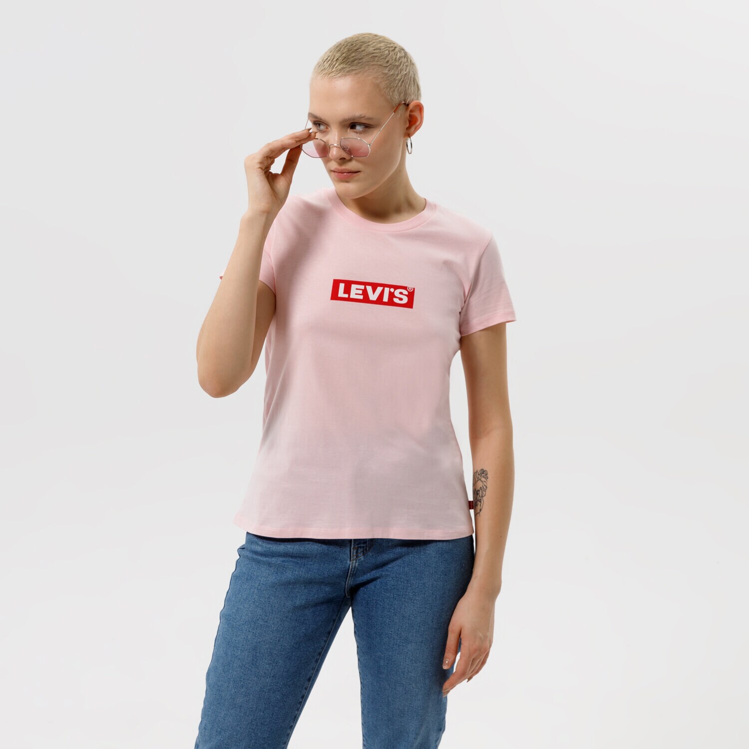 Femei tricou LEVI'S TRICOU WT-GRAPHIC TEES A2086-0022 Roz
