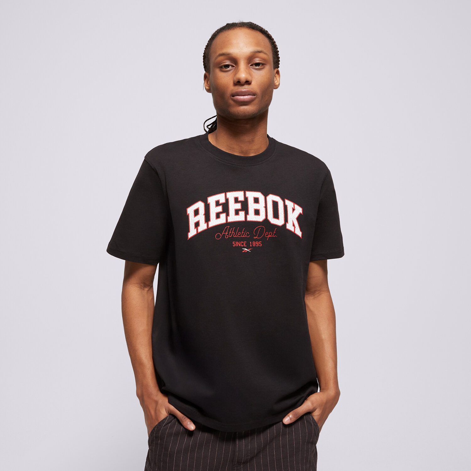 Bărbați tricou REEBOK TRICOU ATH DEPT GRAPHIC TEE 100263167 Negru