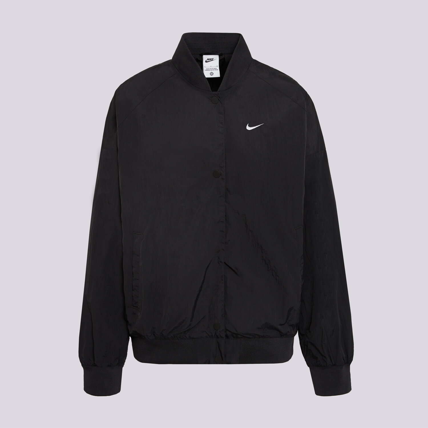 Femei jachetă NIKE JACHETĂ STREET VARSITY JACKET W NSW IF0332-010 Negru