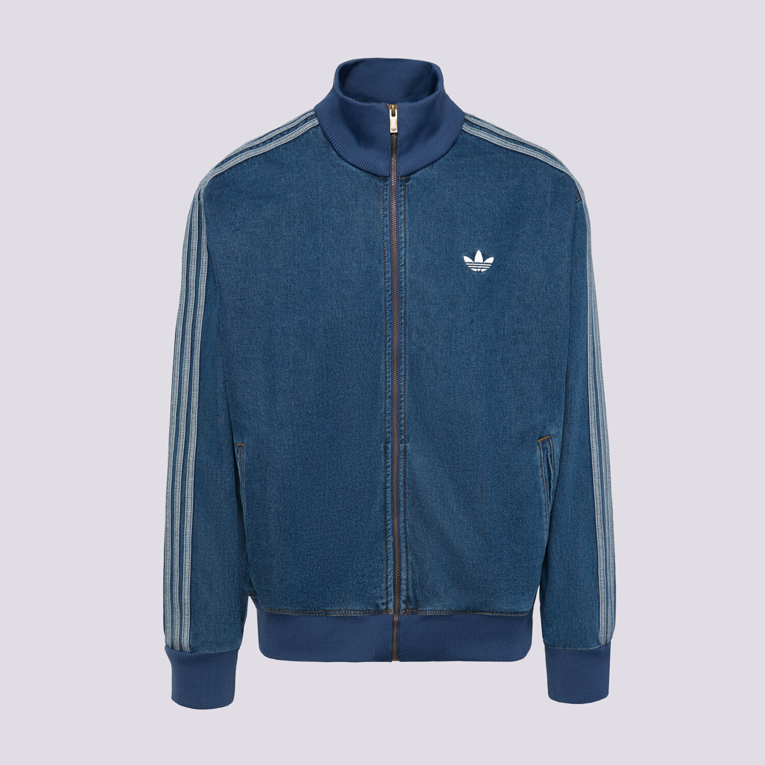 Bărbați jachetă ADIDAS JACHETĂ DENIM FB TT KD1517 Albastru