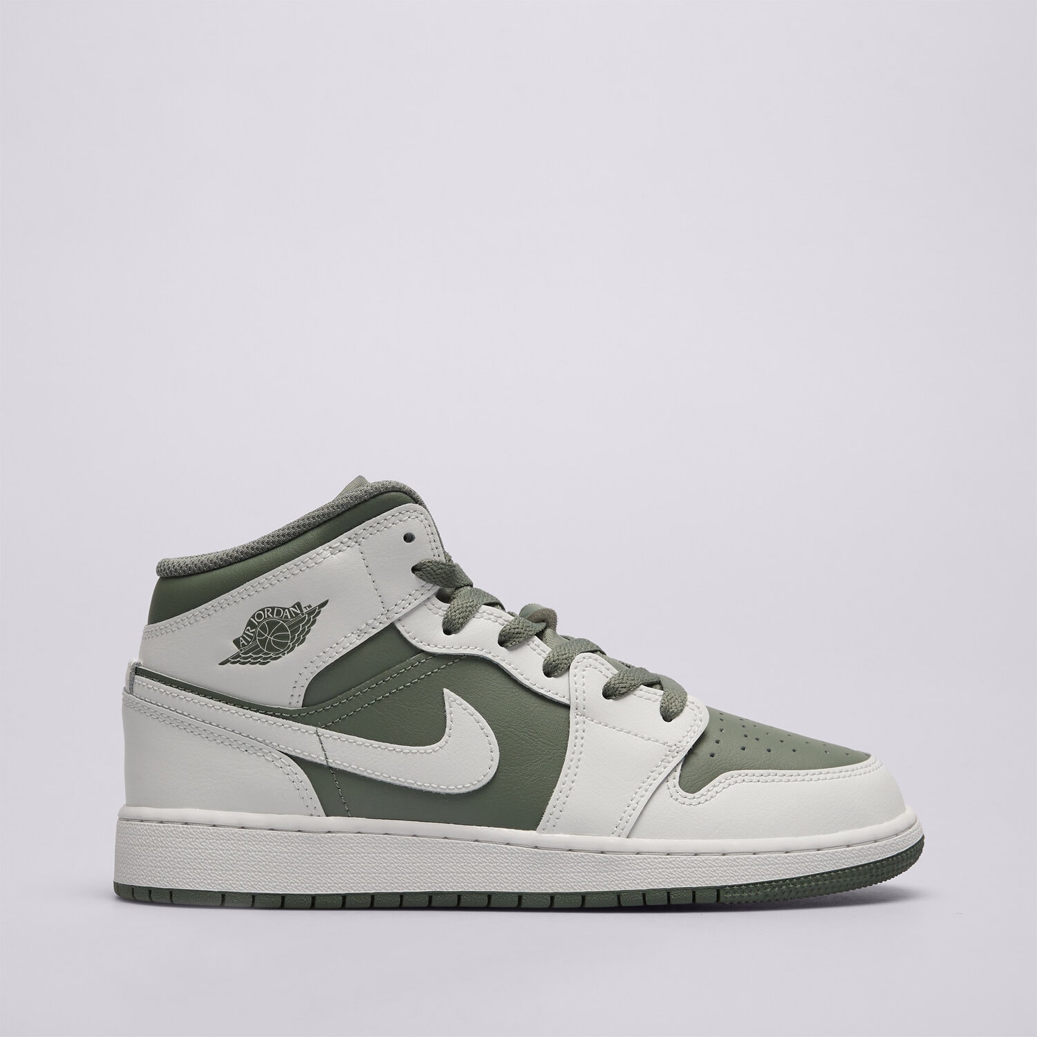 Copii pantofi sport JORDAN AIR 1 MID BG  DQ8423-107 Kaki